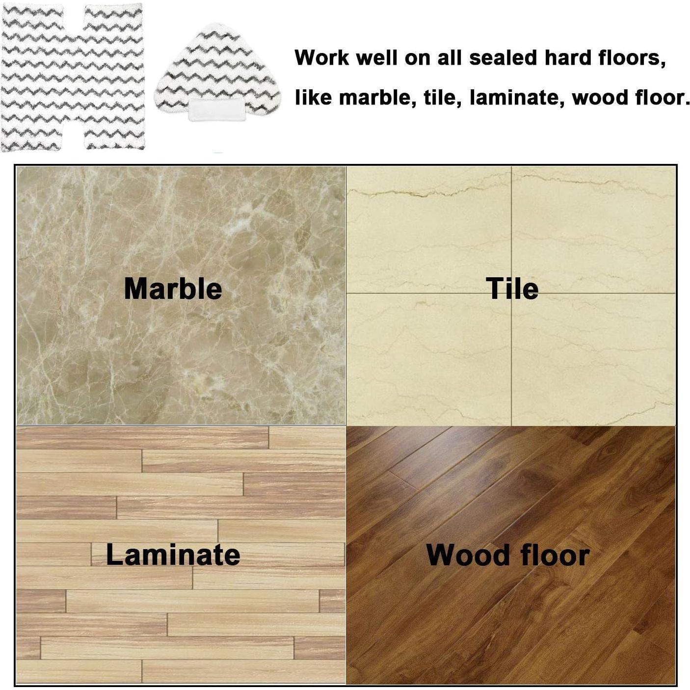 Paquete de 6 almohadillas de microfibra Extolife para mopa Shark