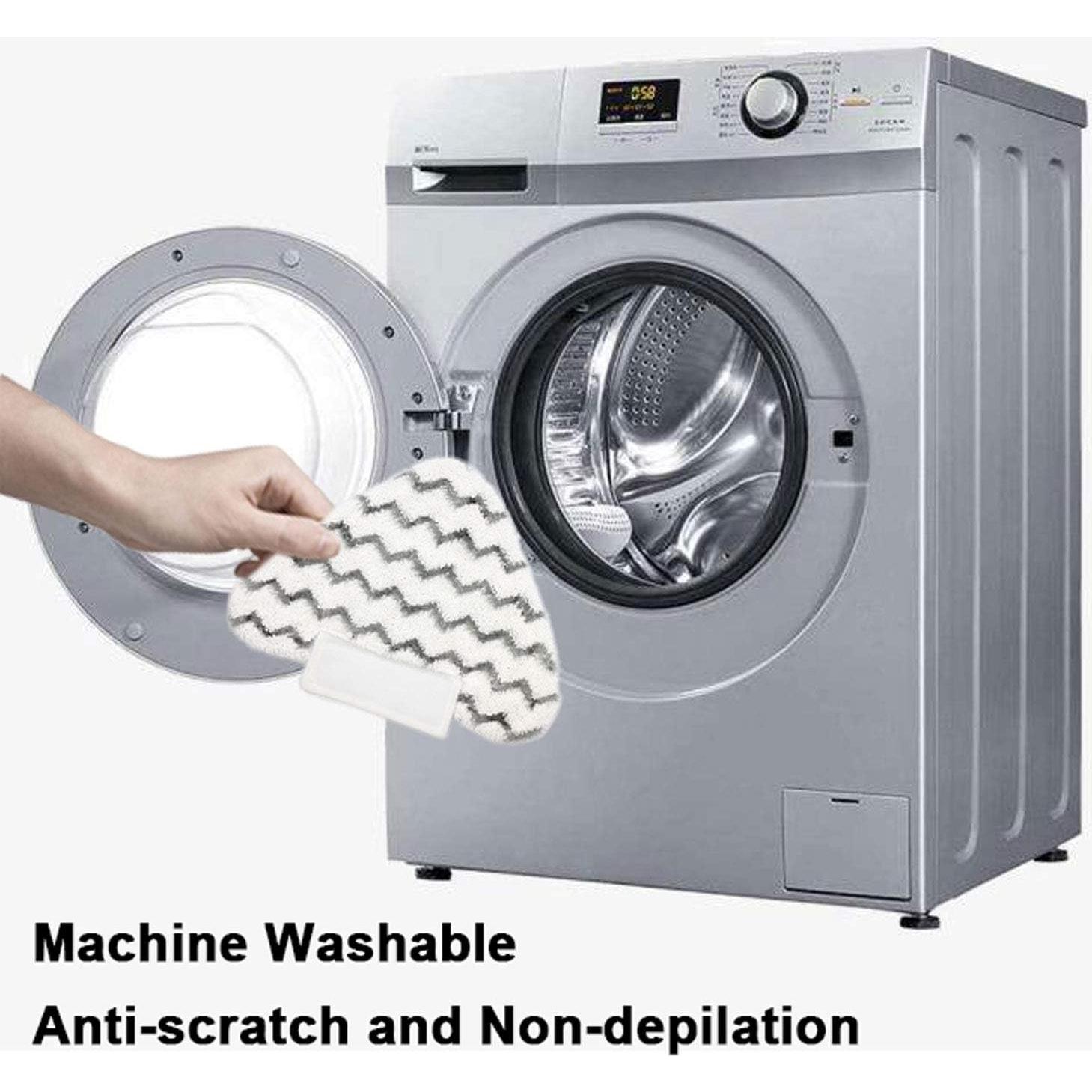 Paquete de 6 almohadillas de microfibra Extolife para mopa Shark