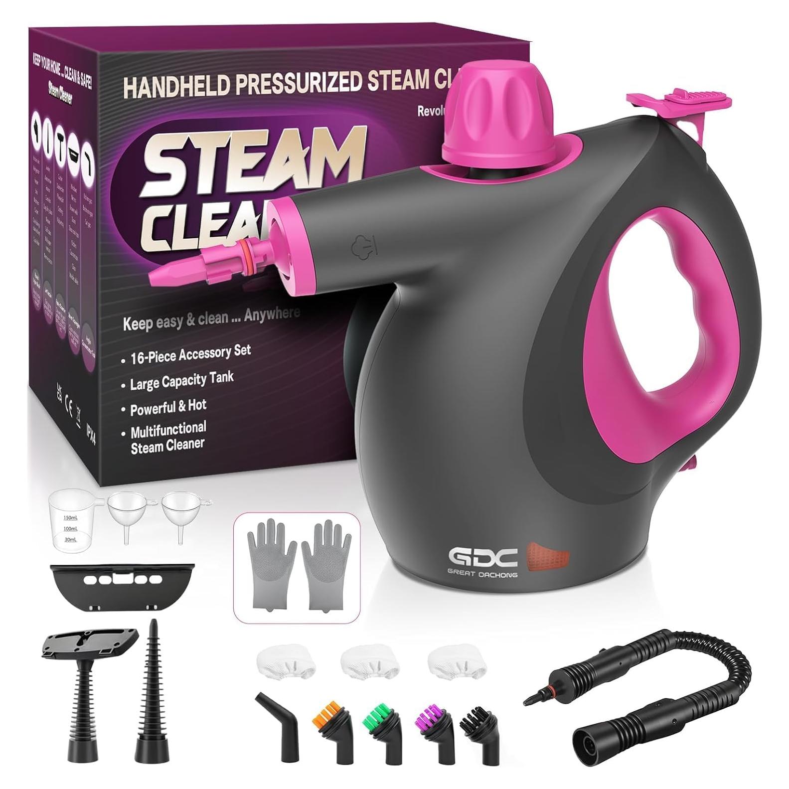 Limpiador de Vapor de Mano Great Dachong 400ml 1300W Sin Químicos