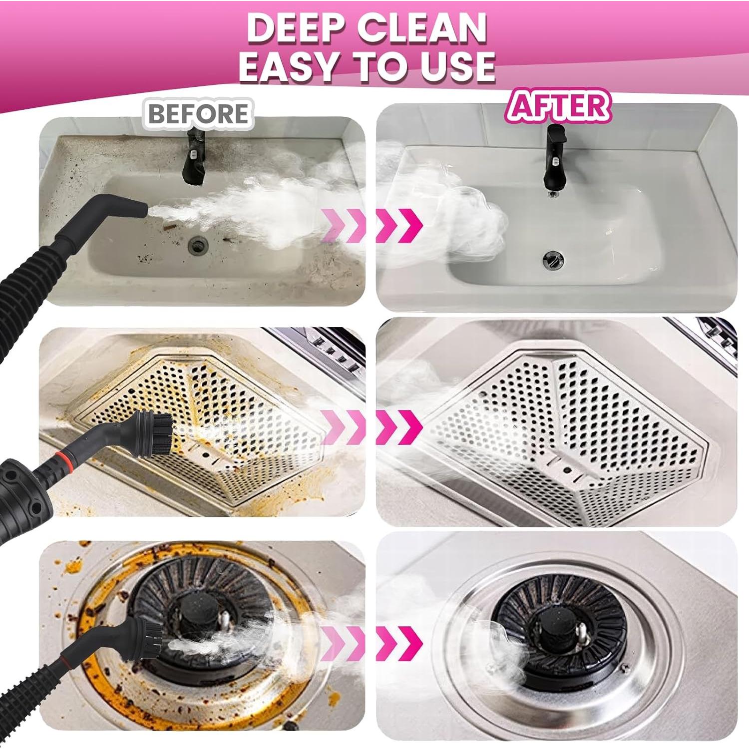 Limpiador de Vapor de Mano Great Dachong 400ml 1300W Sin Químicos