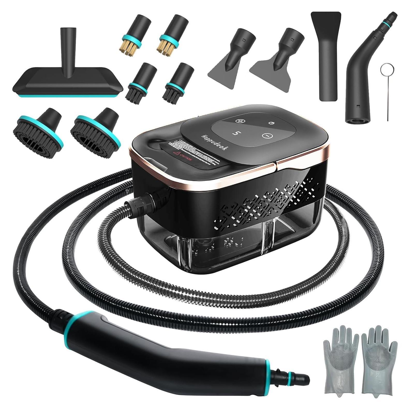 Limpiador de Vapor Happudeok 2500W 1250ml Portátil Multiusos