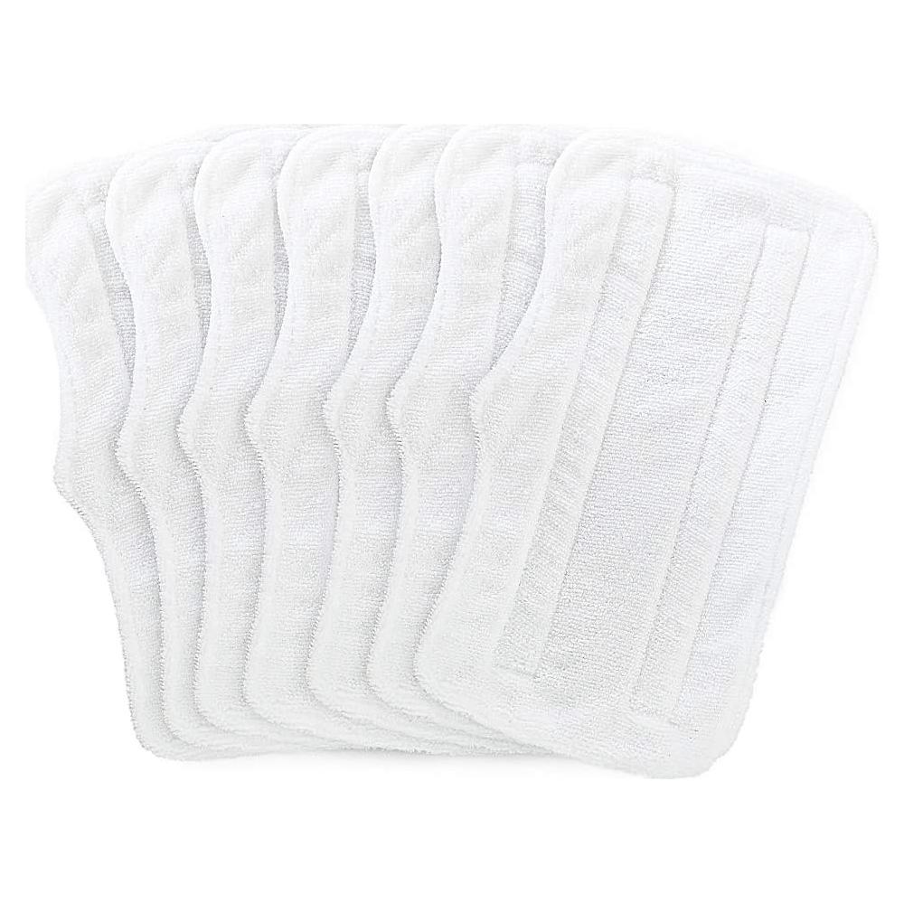 Almohadillas de Vapor Fushing 7 Pcs Microfibra Lavables para Mopas Shark