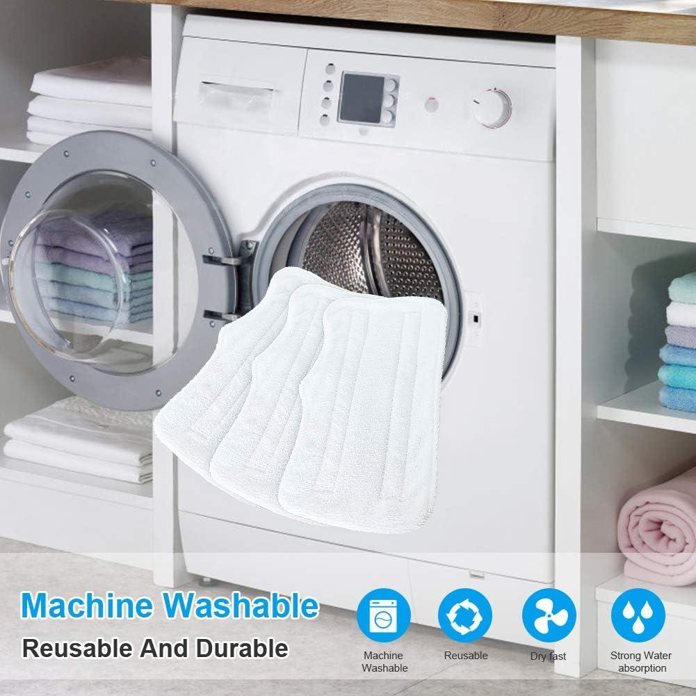 Almohadillas de Vapor Fushing 7 Pcs Microfibra Lavables para Mopas Shark