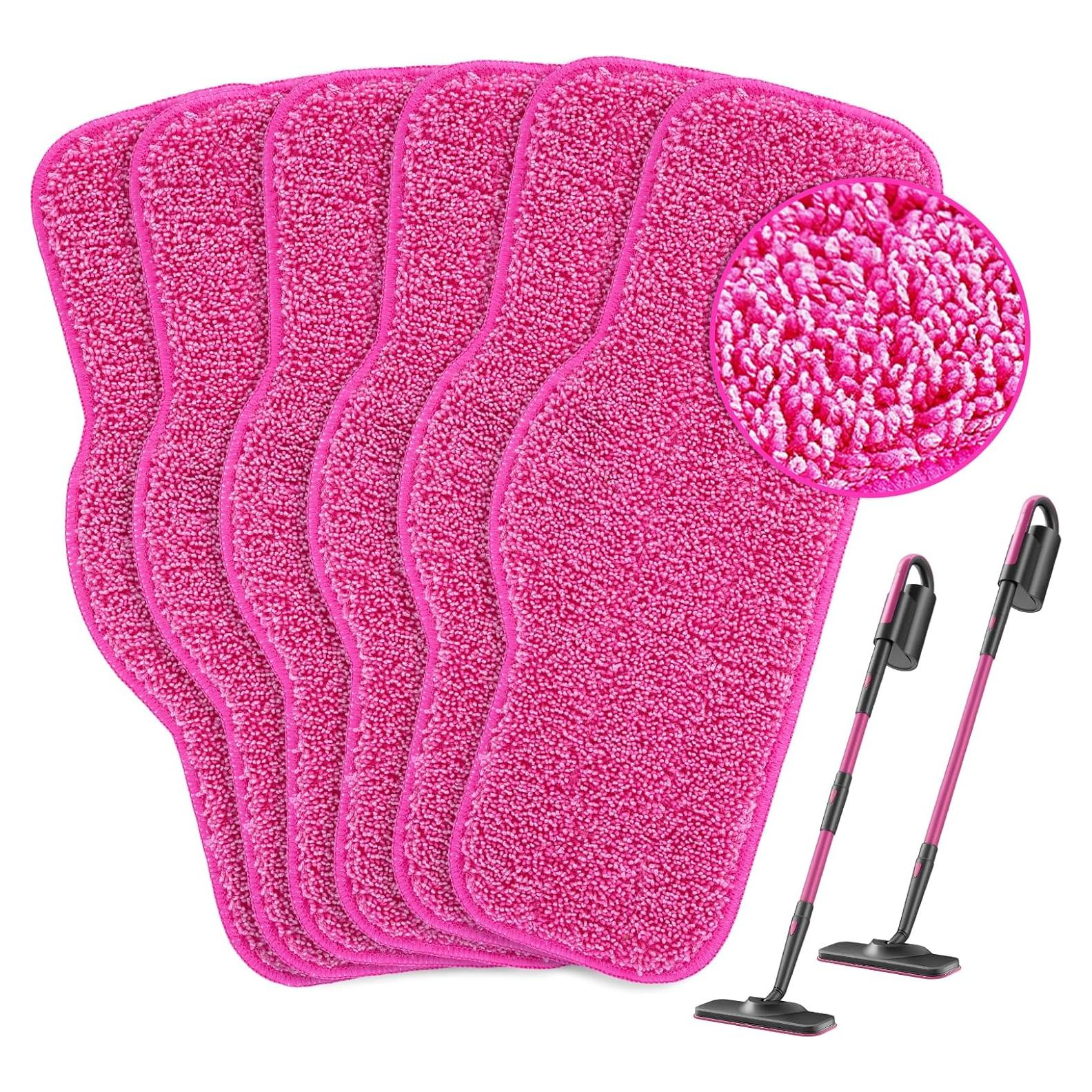 Paños de Microfibra KEEPOW para Mopa de Vapor Schenley 6 Pzas