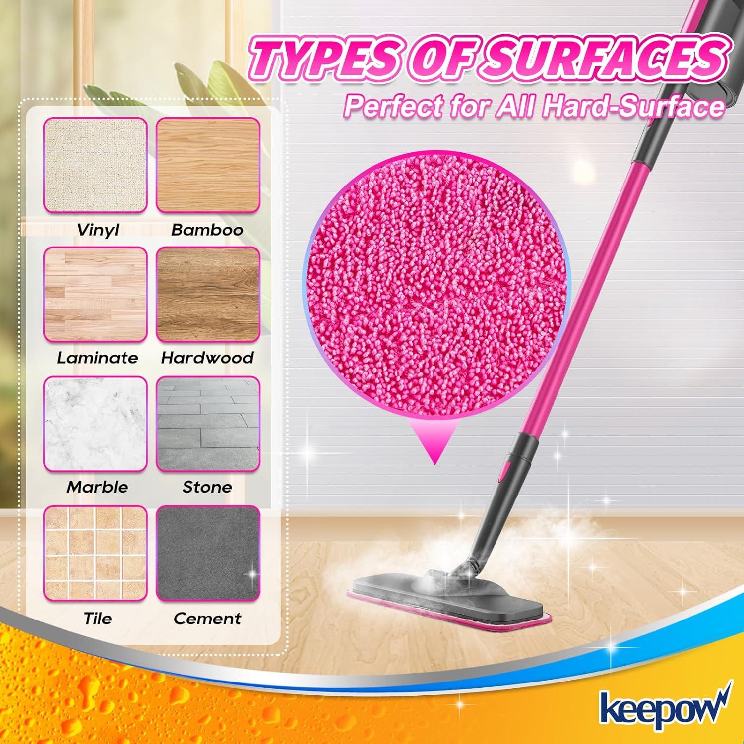 Paños de Microfibra KEEPOW para Mopa de Vapor Schenley 6 Pzas