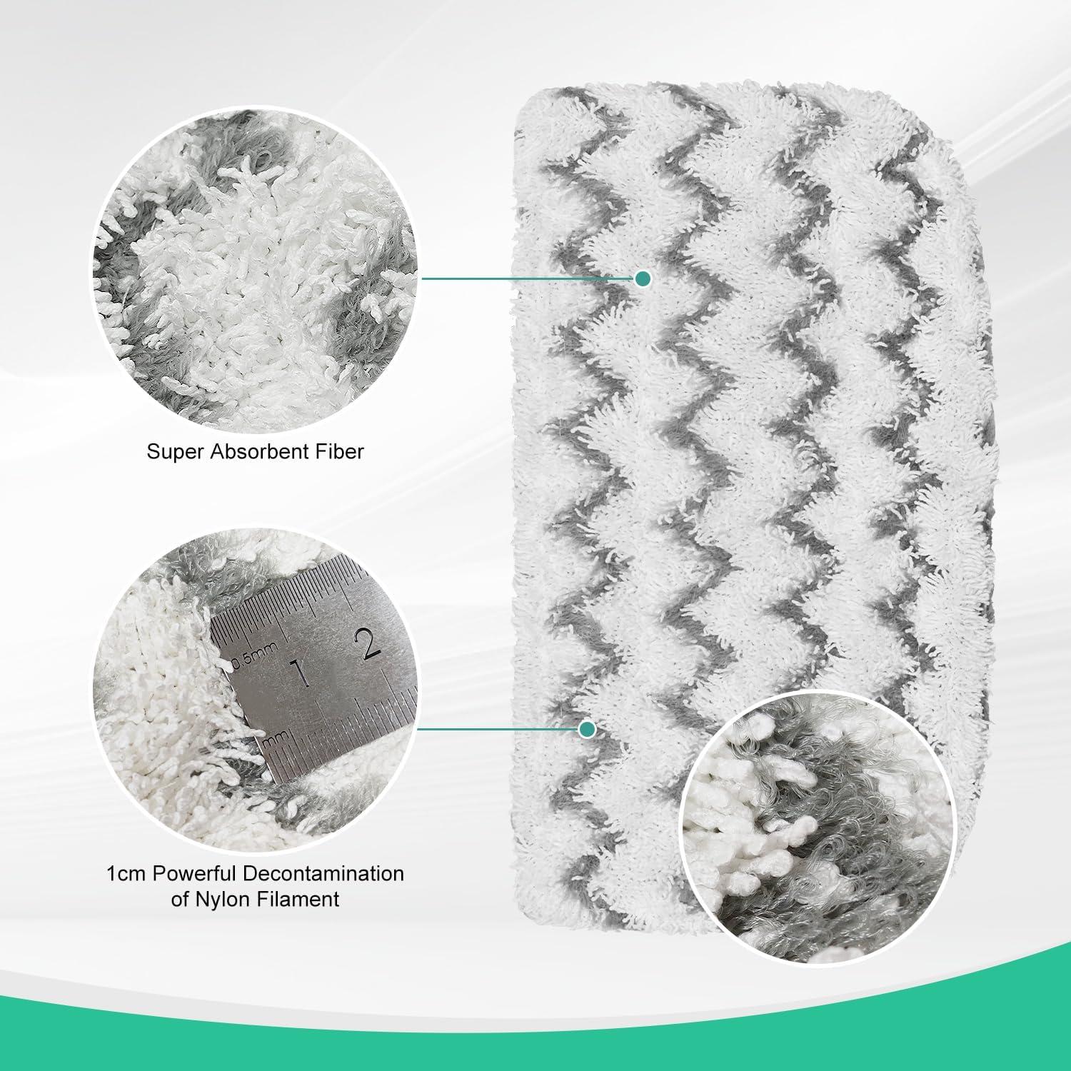 Almohadillas de Repuesto Microfibra GFRED para Mopas Shark S1000 - 8 Piezas