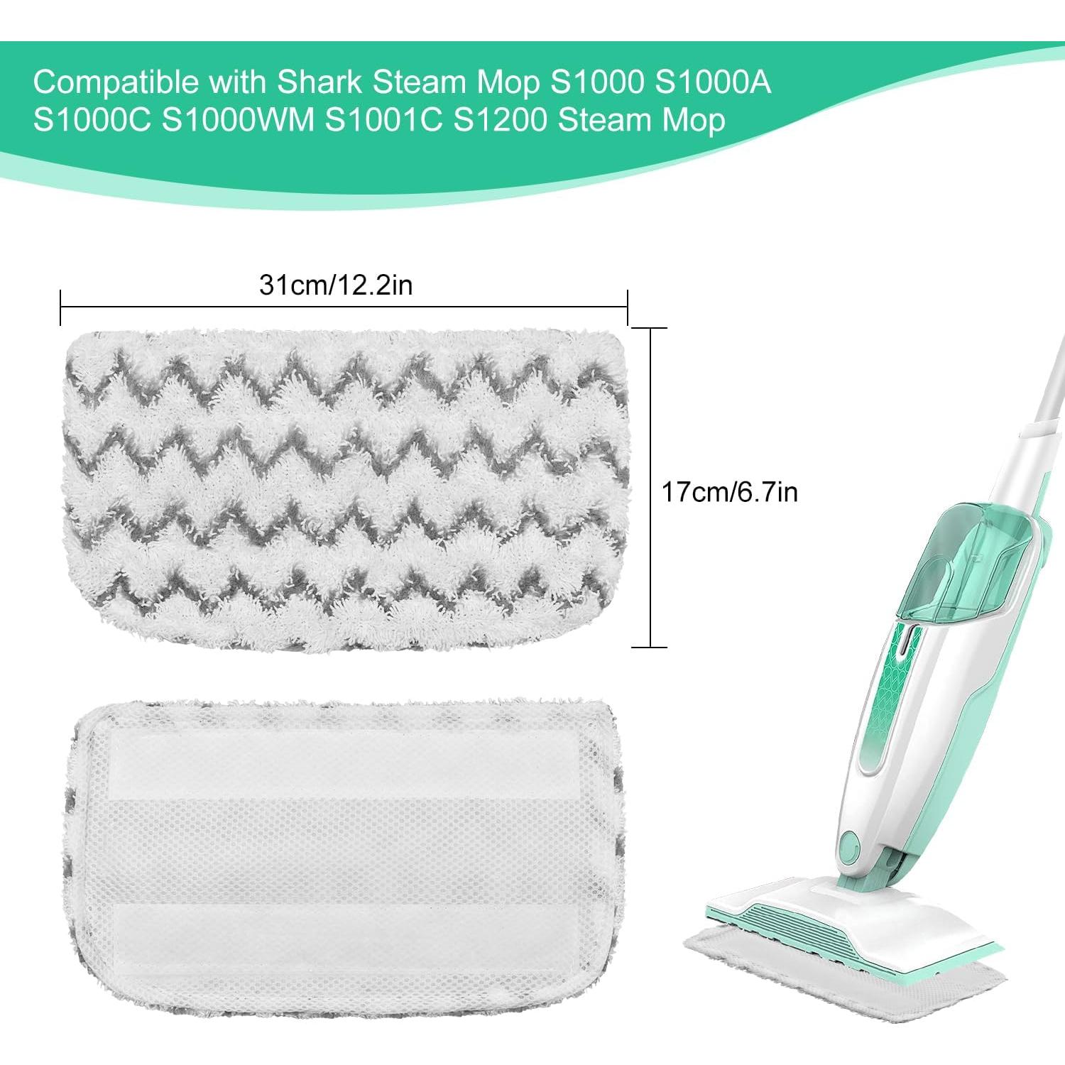 Almohadillas de Repuesto Microfibra GFRED para Mopas Shark S1000 - 8 Piezas