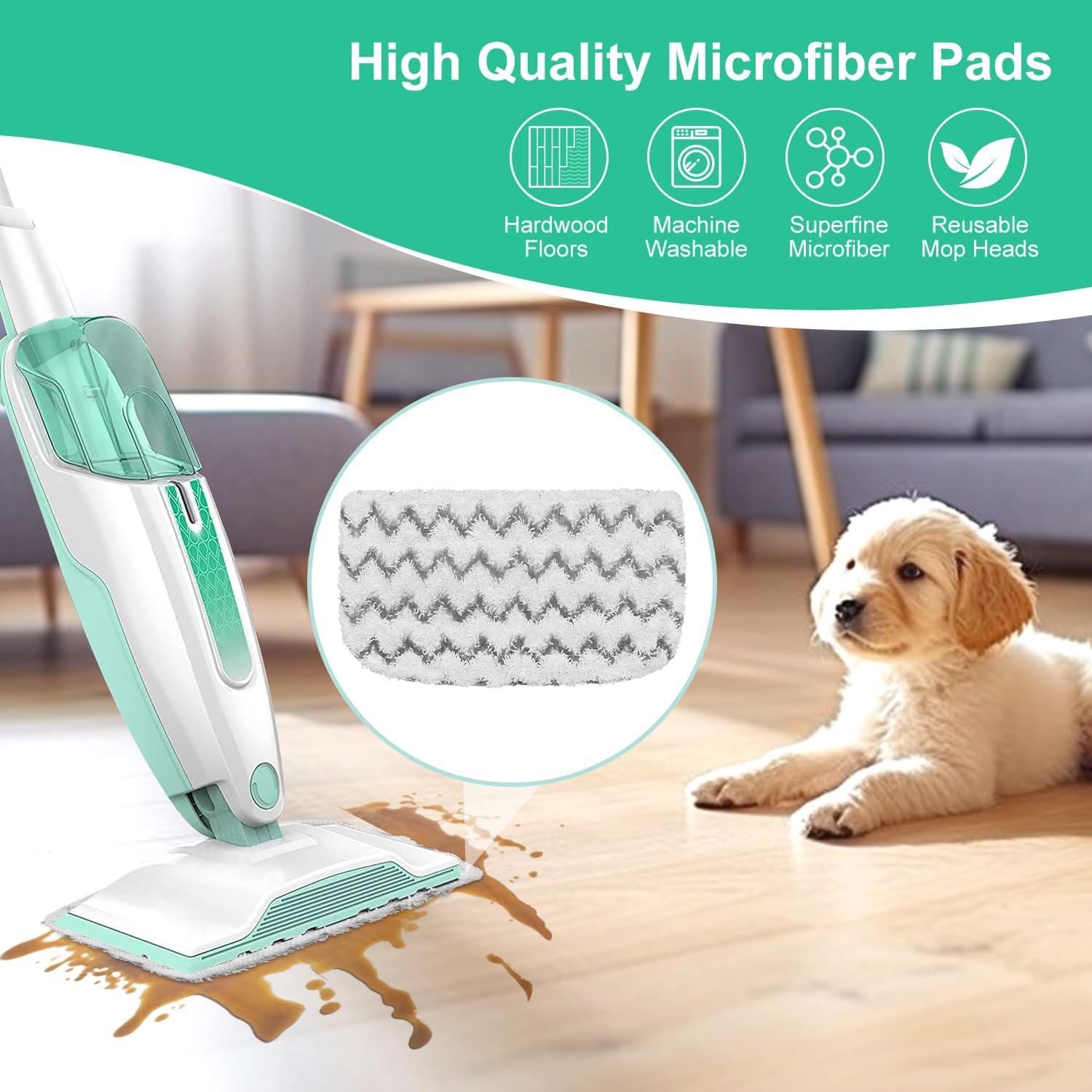 Almohadillas de Repuesto Microfibra GFRED para Mopas Shark S1000 - 8 Piezas