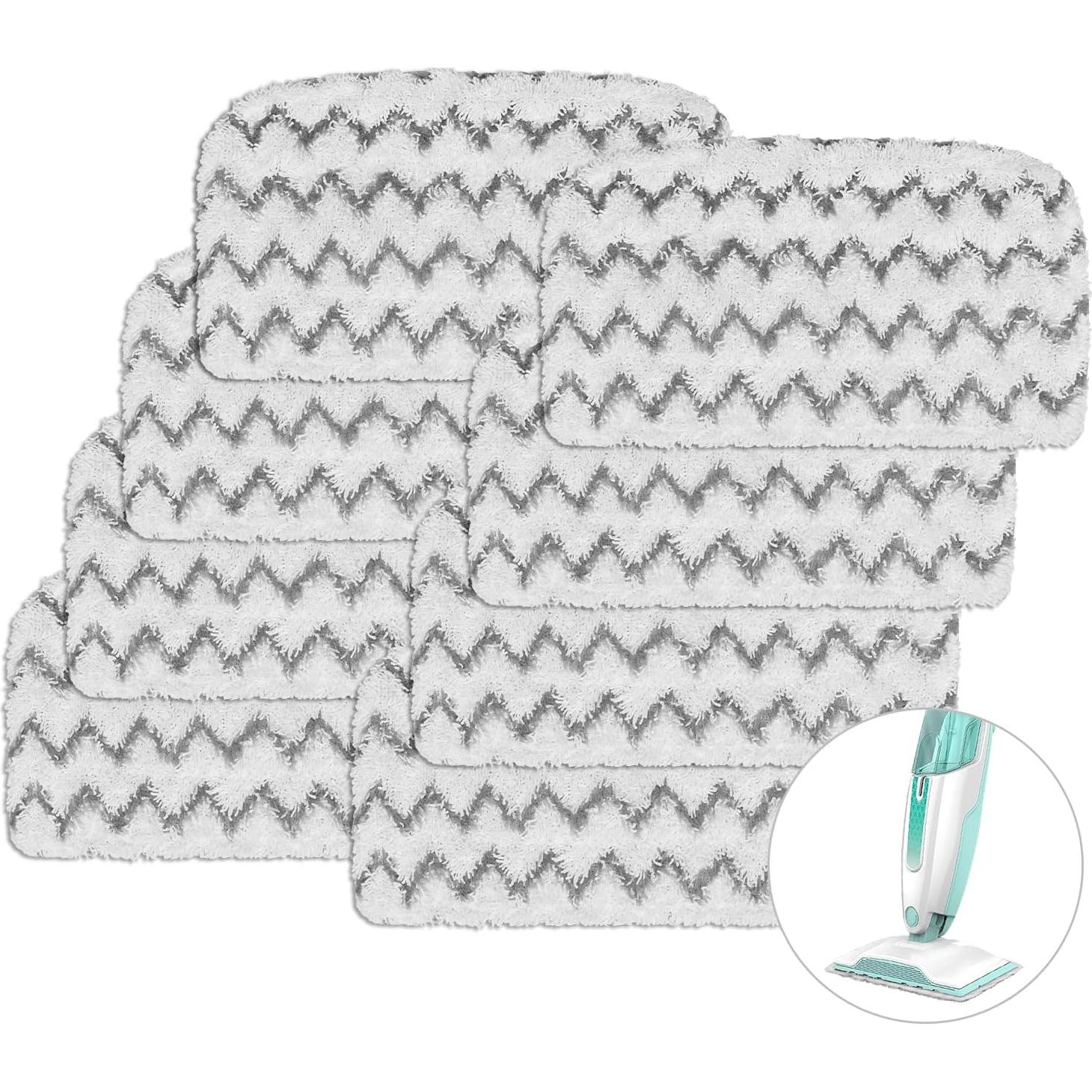 Almohadillas de Repuesto Microfibra GFRED para Mopas Shark S1000 - 8 Piezas