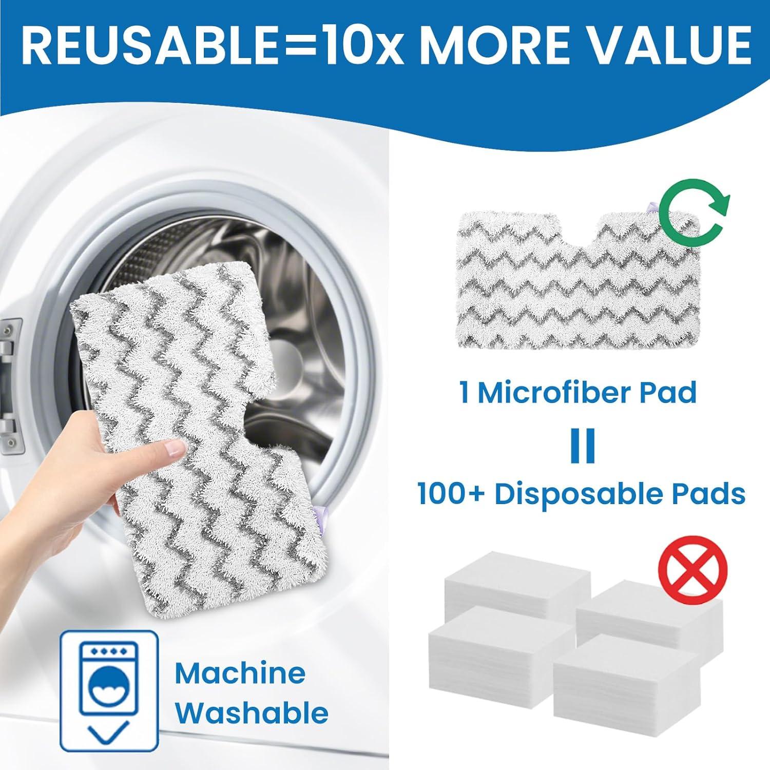 Paños de Reemplazo Microfibra para Mopa Vapor AXEGY S3500