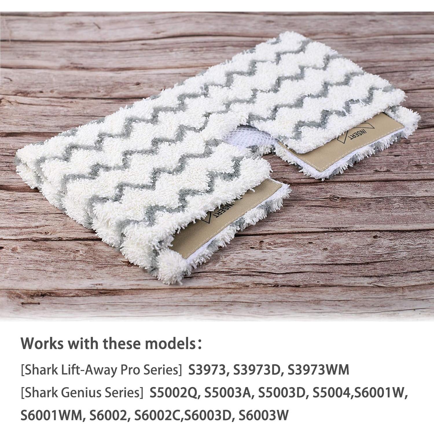 Paño de Vapor Flammi para Mopas Shark Genius y Lift-Away Pro - 4 Unidades