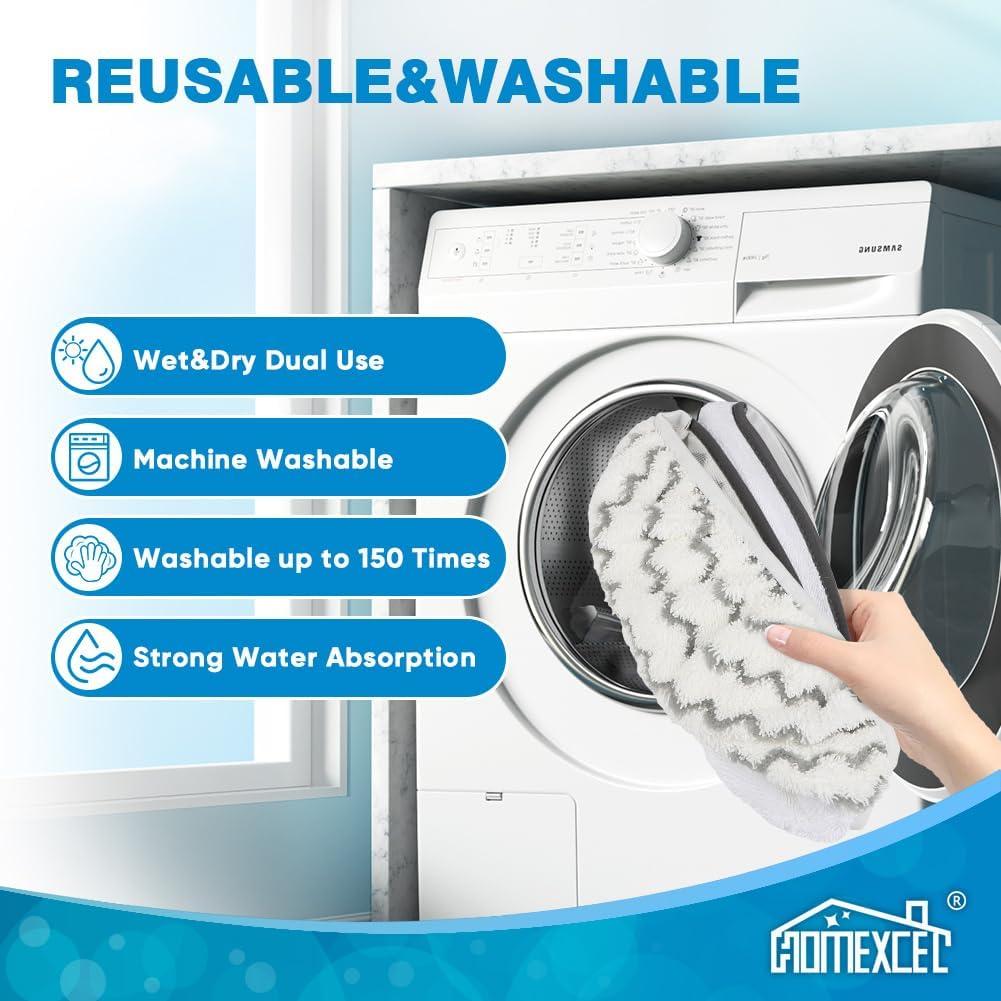 Almohadillas de Reemplazo HOMEXCEL para Mopas Bissell 4 Pzas