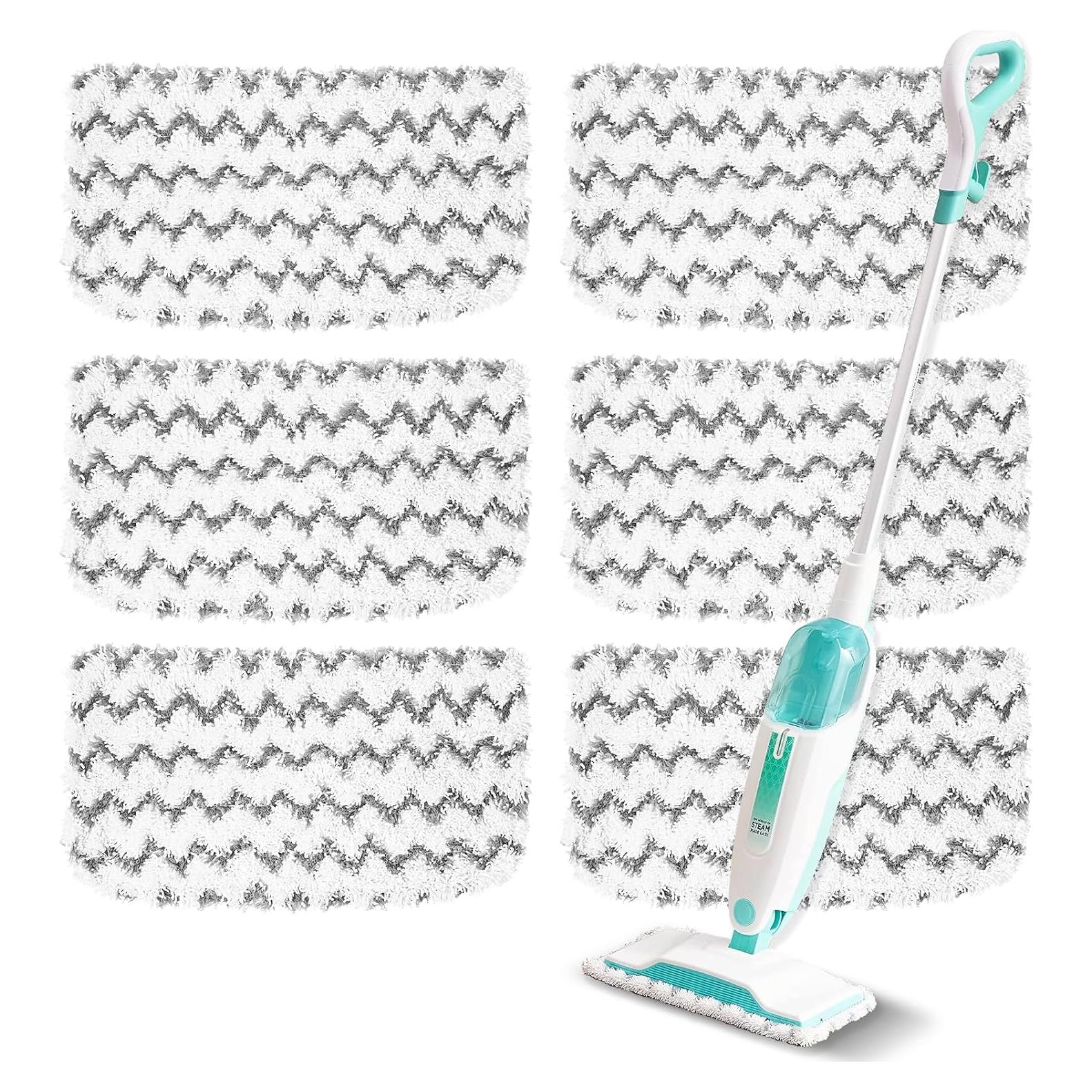 Paquete de 6 almohadillas de microfibra YHOVID para mopas Shark