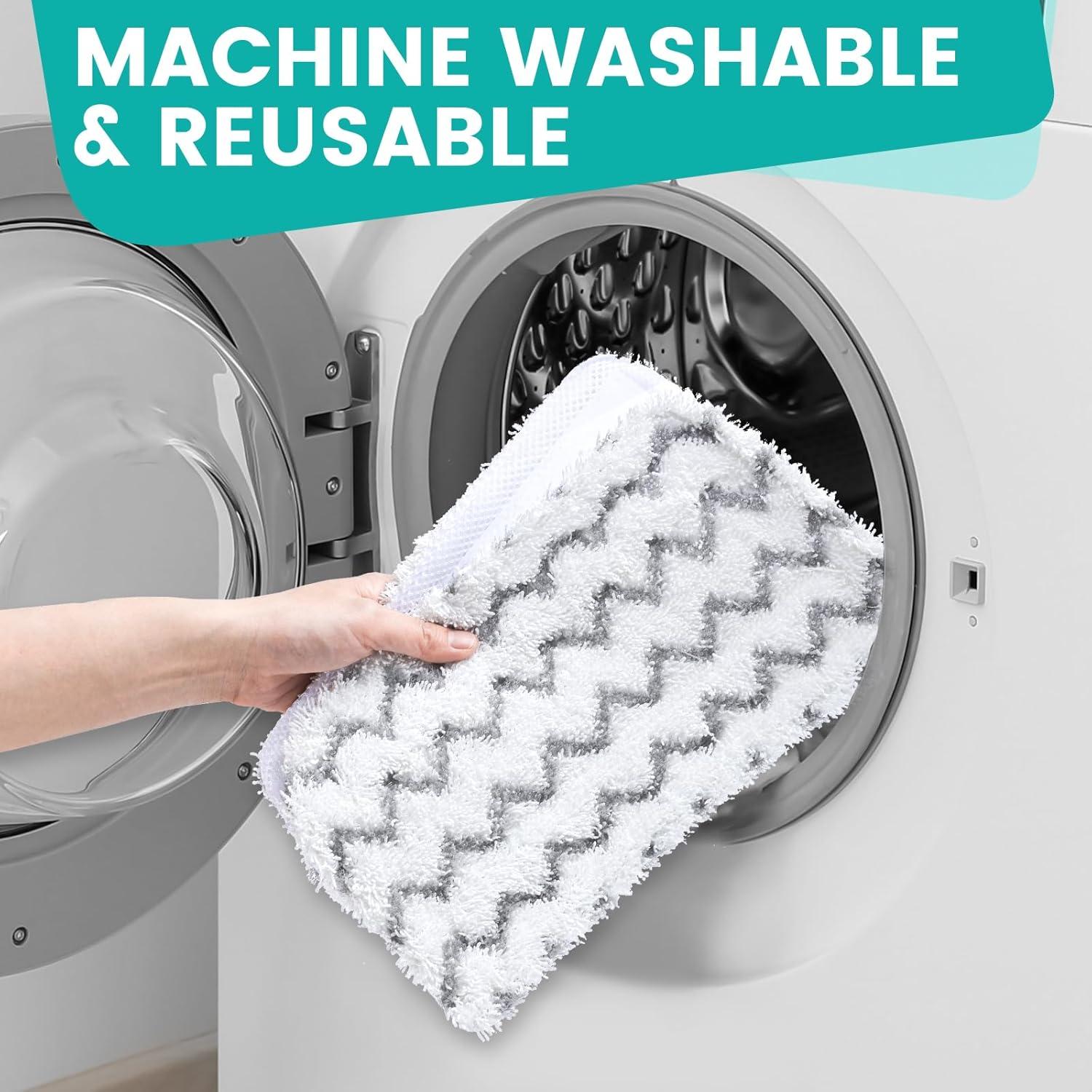 Paquete de 6 almohadillas de microfibra YHOVID para mopas Shark