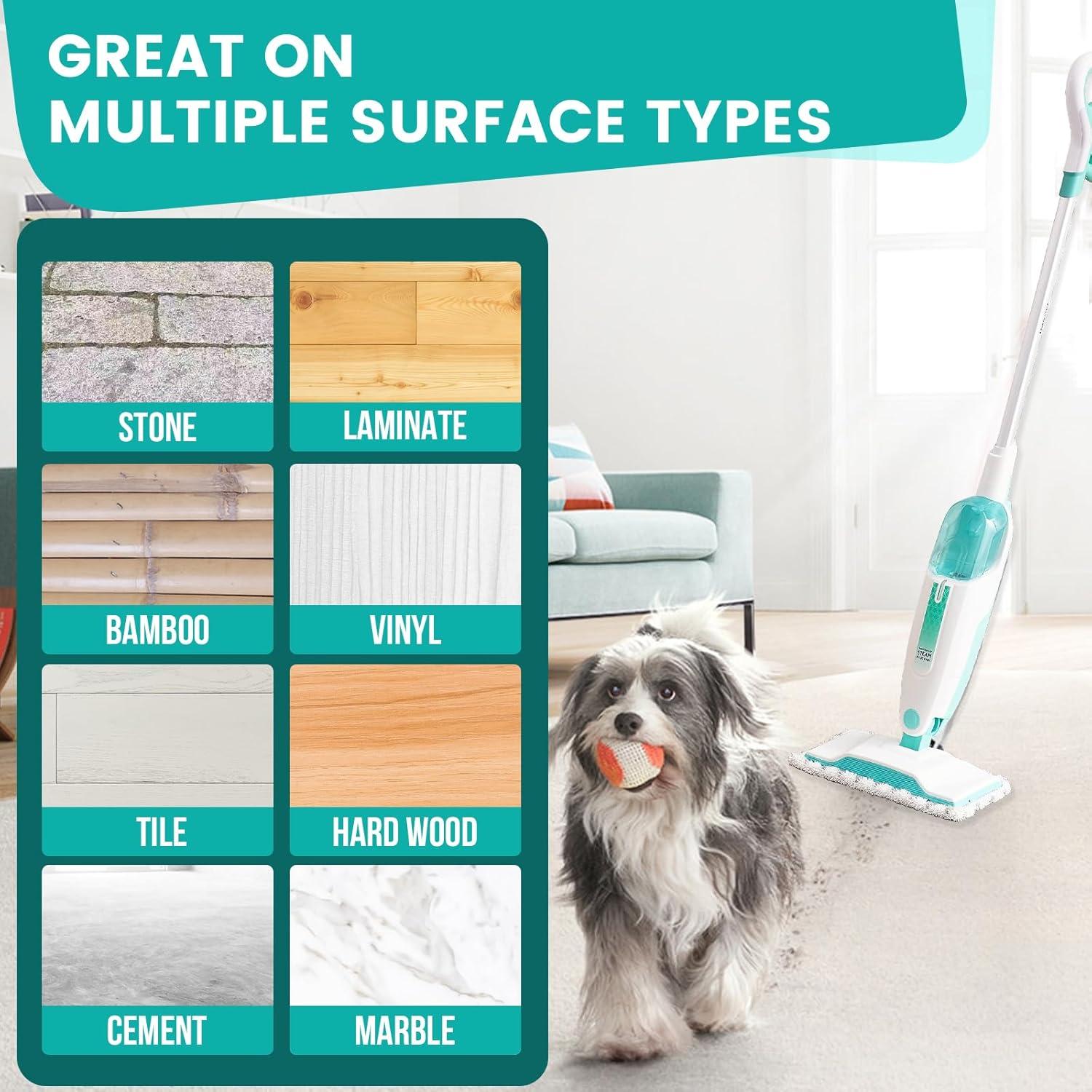 Paquete de 6 almohadillas de microfibra YHOVID para mopas Shark