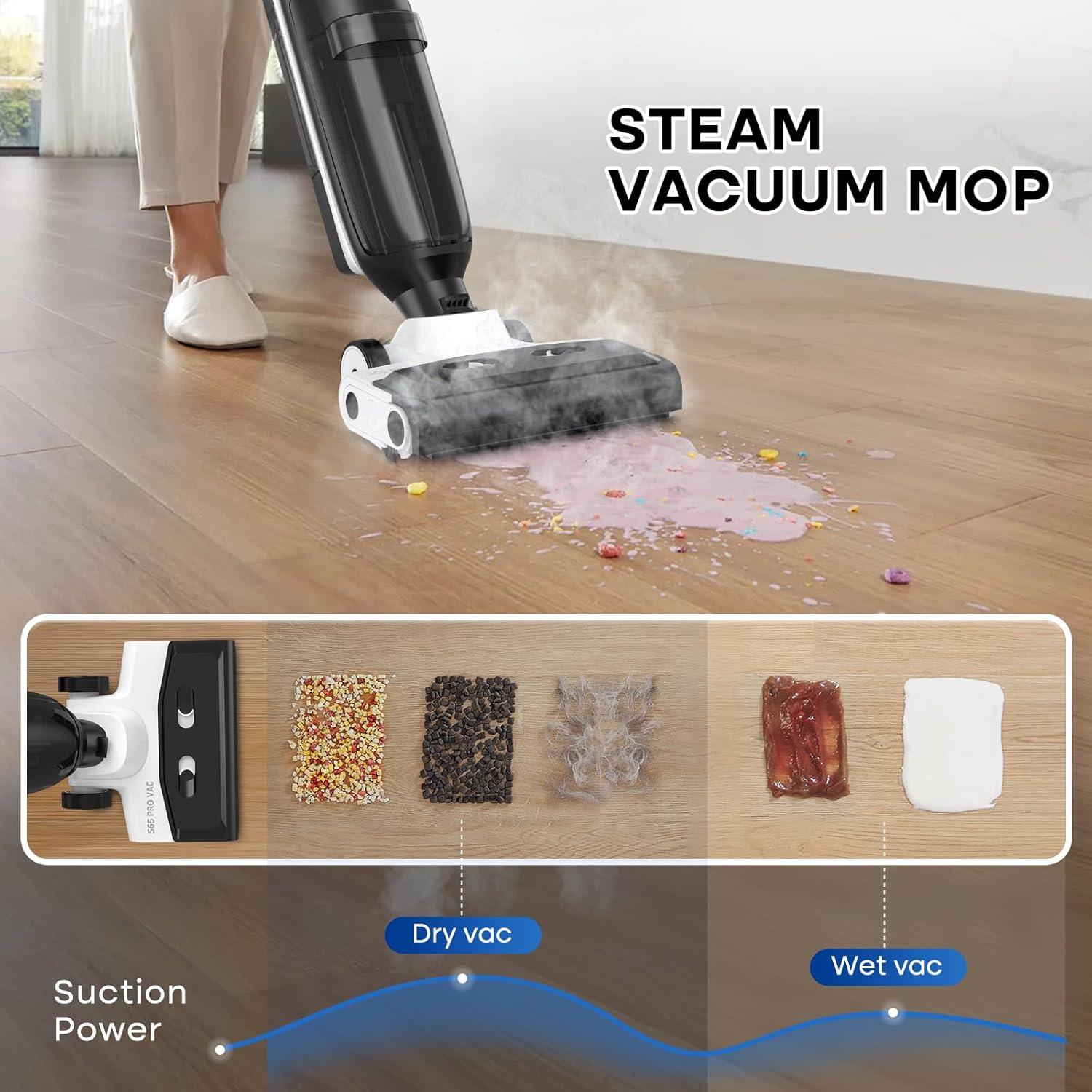 Limpiador de Suelos a Vapor SUNSMAI S65 1500W 4 en 1