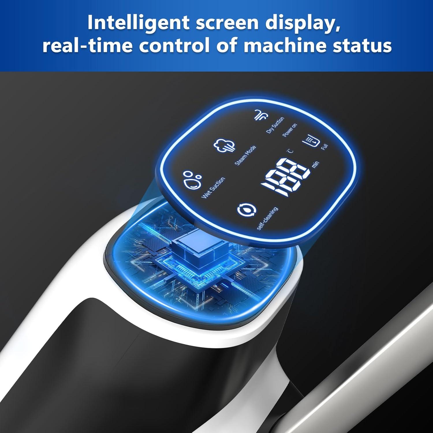 Limpiador de Suelos a Vapor SUNSMAI S65 1500W 4 en 1