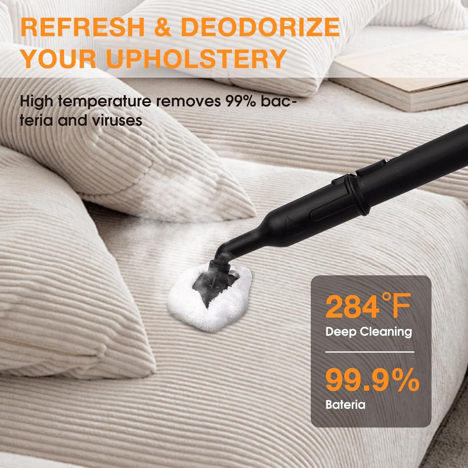 Limpiador de Vapor KUIKIBO 1500W 1L Portátil y Ligero