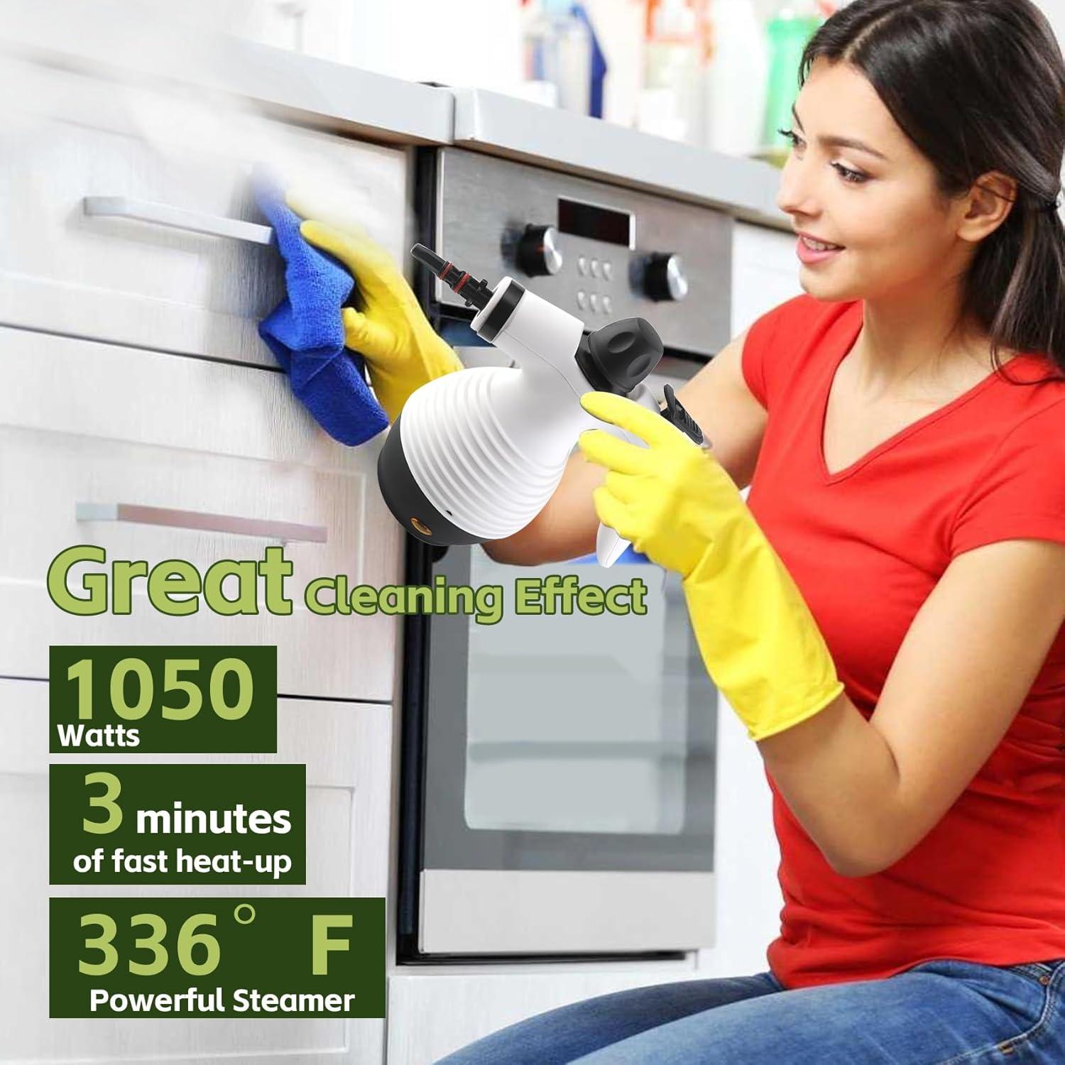 Limpiador de Vapor TVWVT 2 en 1 1050W 350ml Multiusos