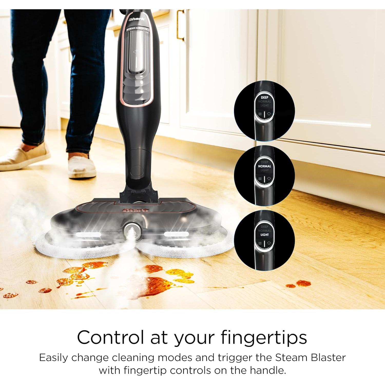 Mopa de Vapor Shark S7201 con Vapor Blaster para Pisos Duros
