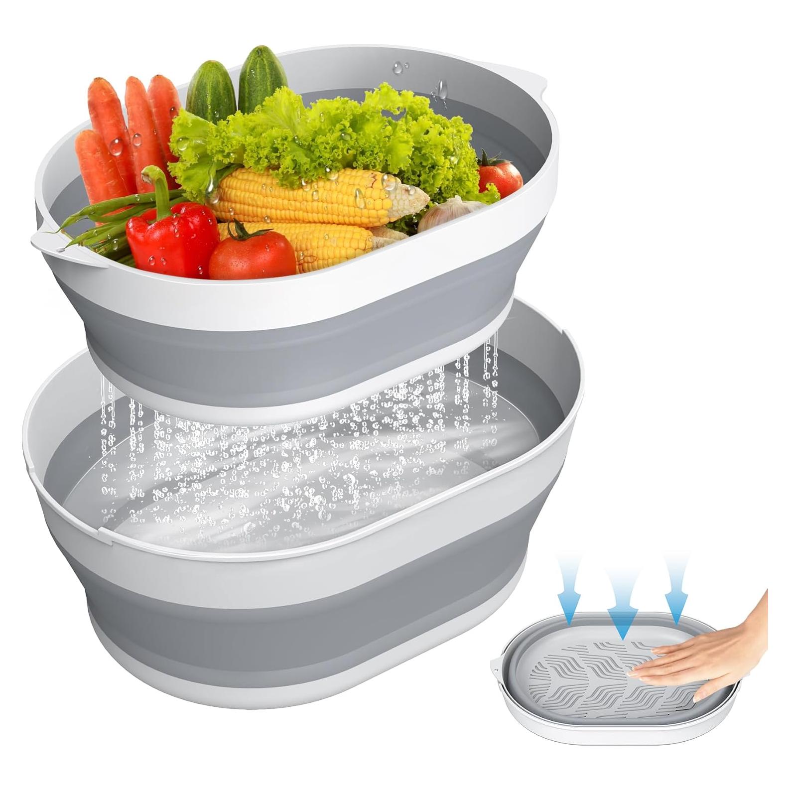 Lavabo Plegable 5.3 QT JHZWD - Colador de Silicona para Cocina