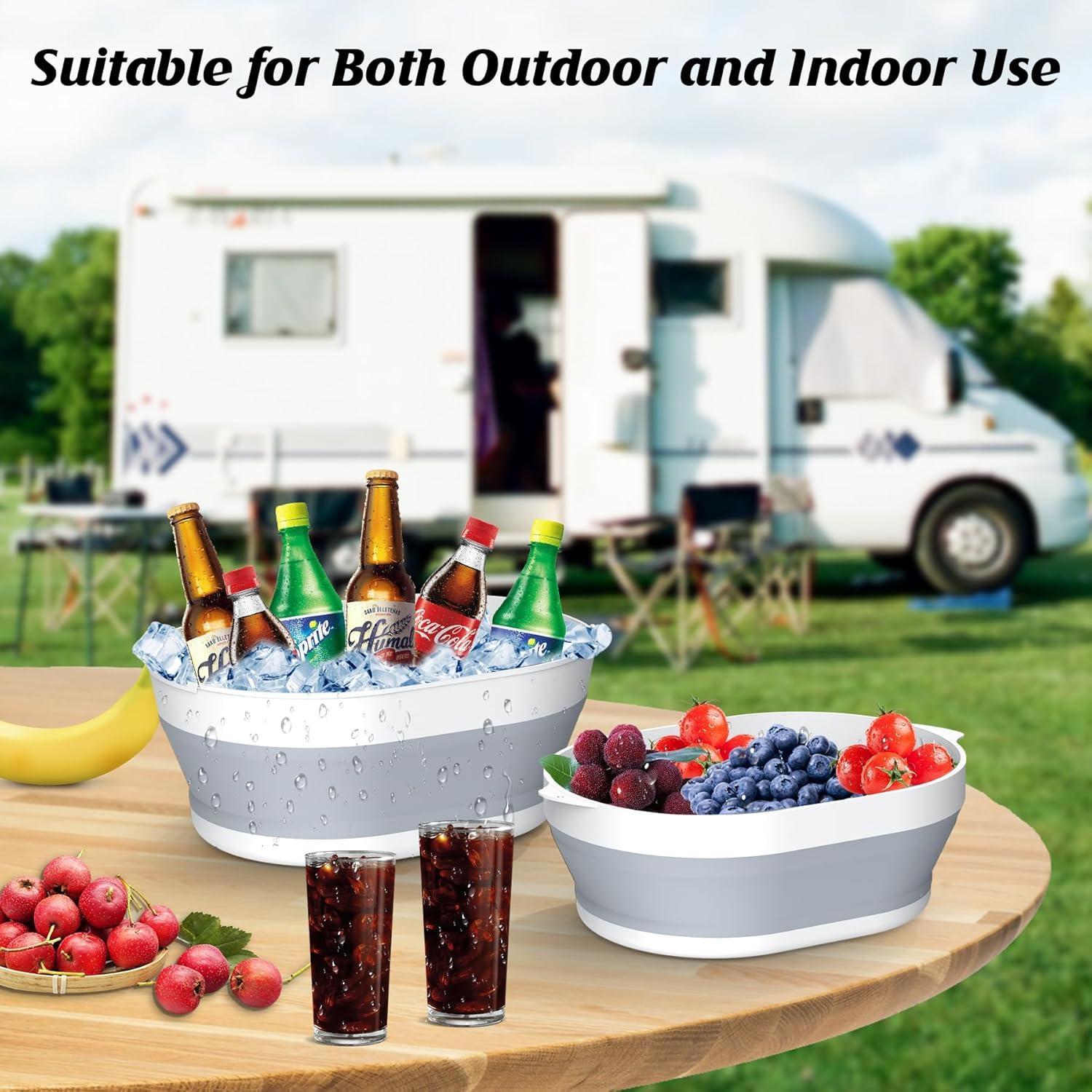 Lavabo Plegable 5.3 QT JHZWD - Colador de Silicona para Cocina