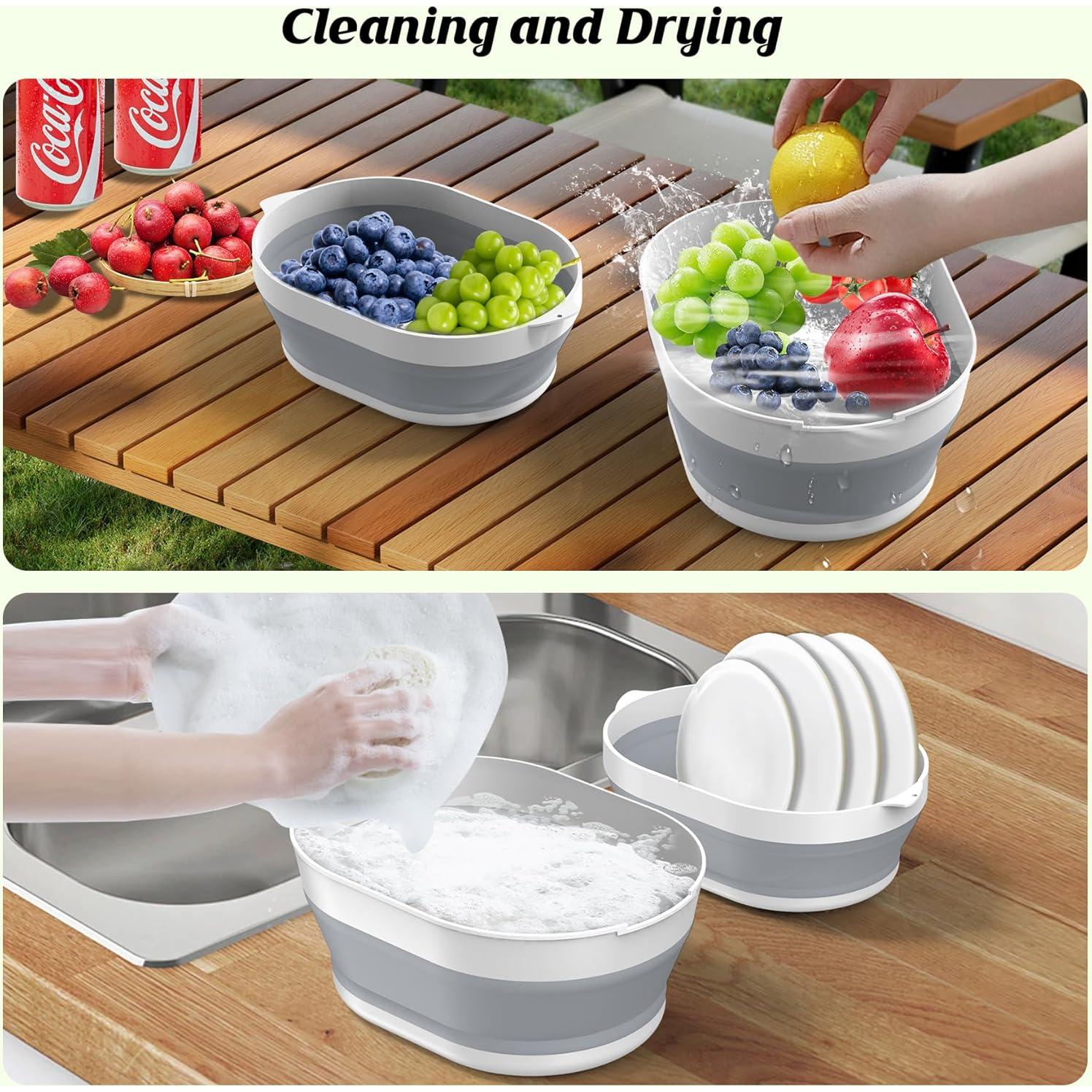 Lavabo Plegable 5.3 QT JHZWD - Colador de Silicona para Cocina