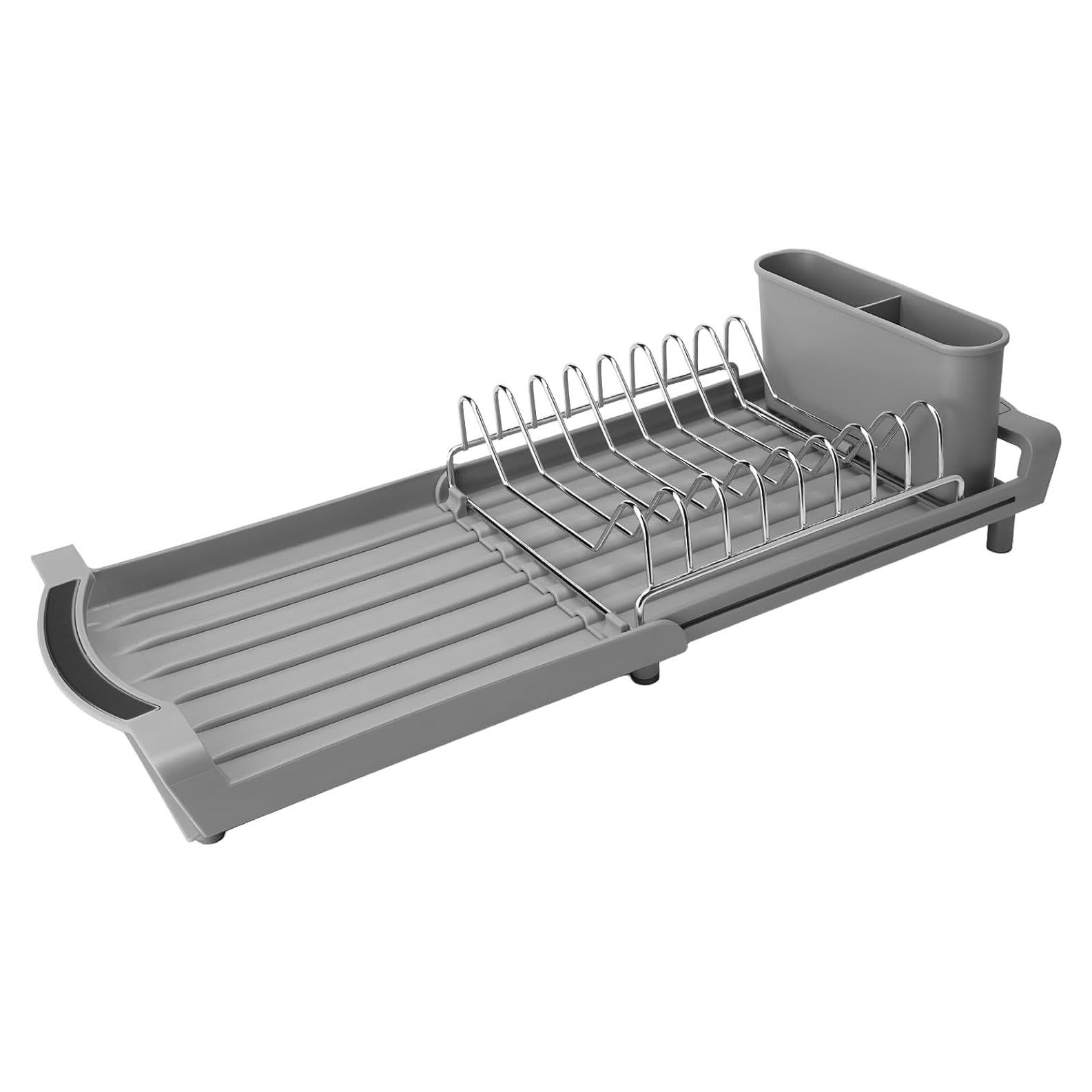 Escurridor de Platos Expandible PINCHENG Acero Inoxidable Gris