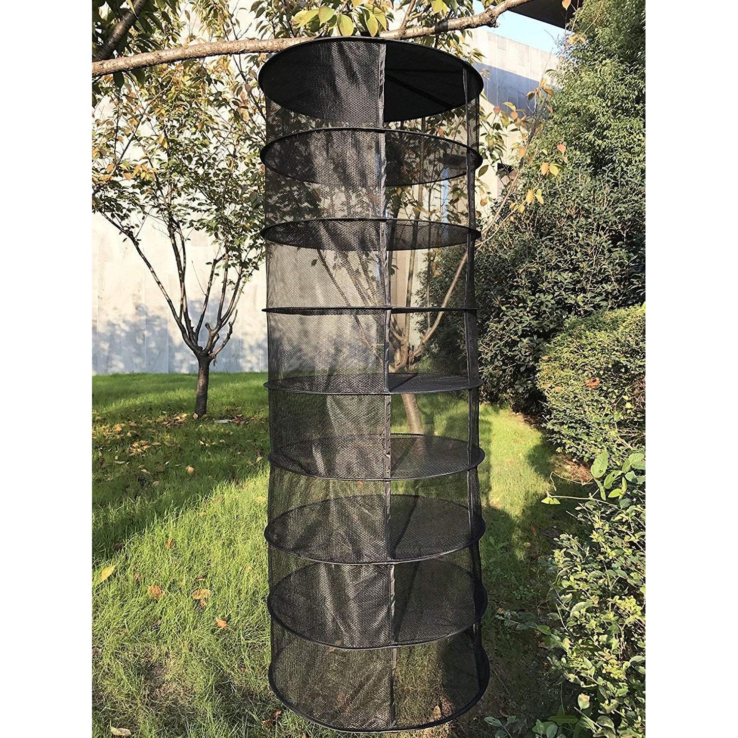 Estante Secador de Hierbas Desy & Feeci 8 Capas Plegable 60 cm