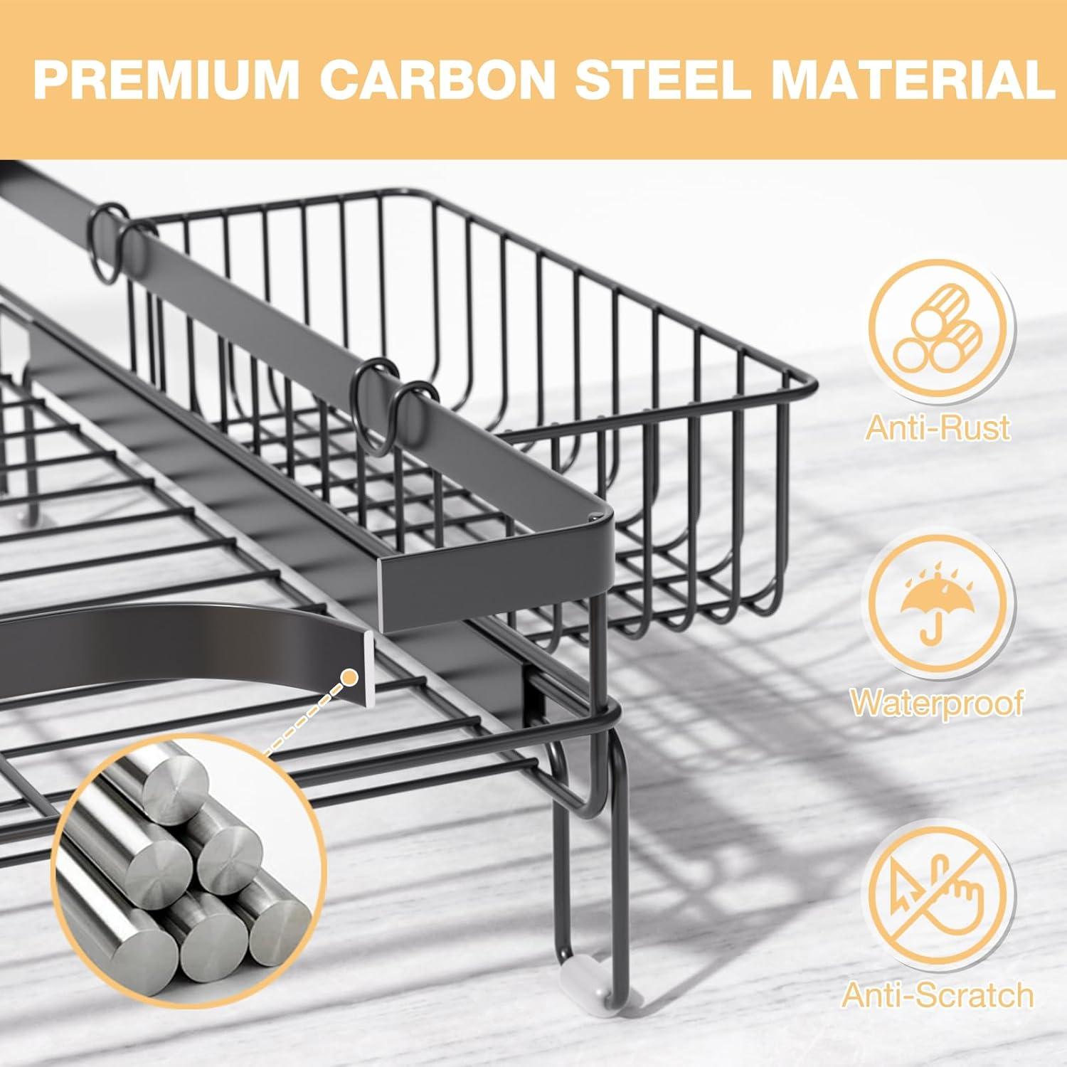 Escurridor de Platos Expandible Utheinteck de Acero Carbono