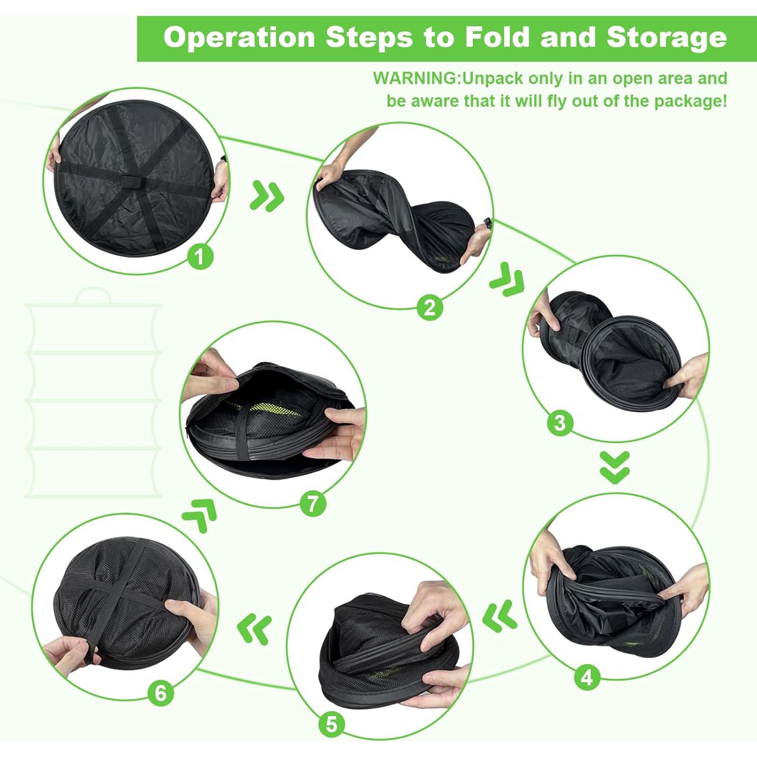 Soporte de Secado de Hierbas MEKOLIFE 8 Capas Verde