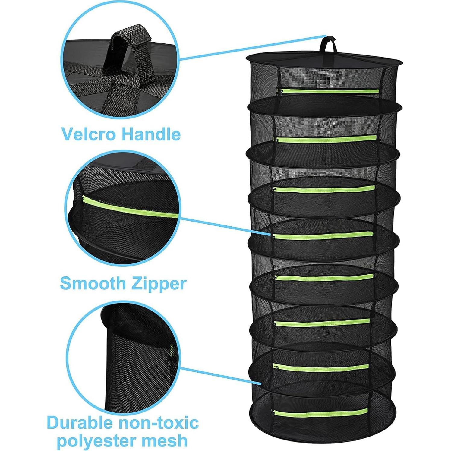 Estante Colgante para Secar Hierbas 8 Capas Seropy 61cm