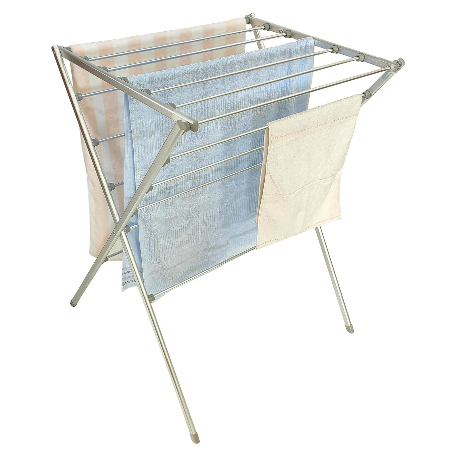 Estante de Secado Plegable TOTES BABIES de Aluminio 91.44 cm