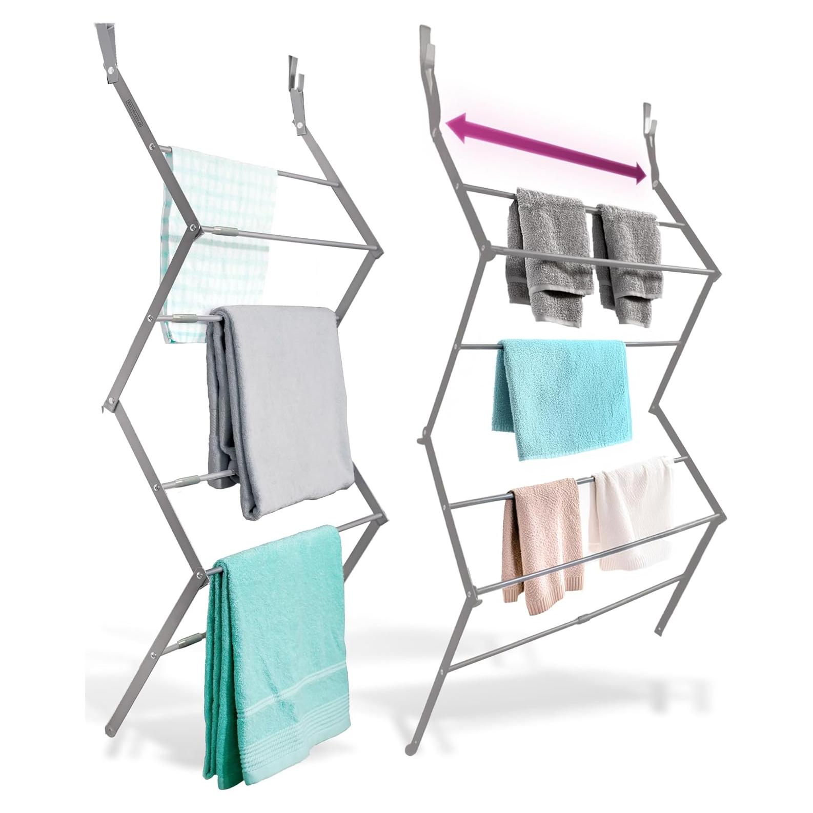 Estante de Secado Telescópico BLACK+DECKER Gris 61 cm