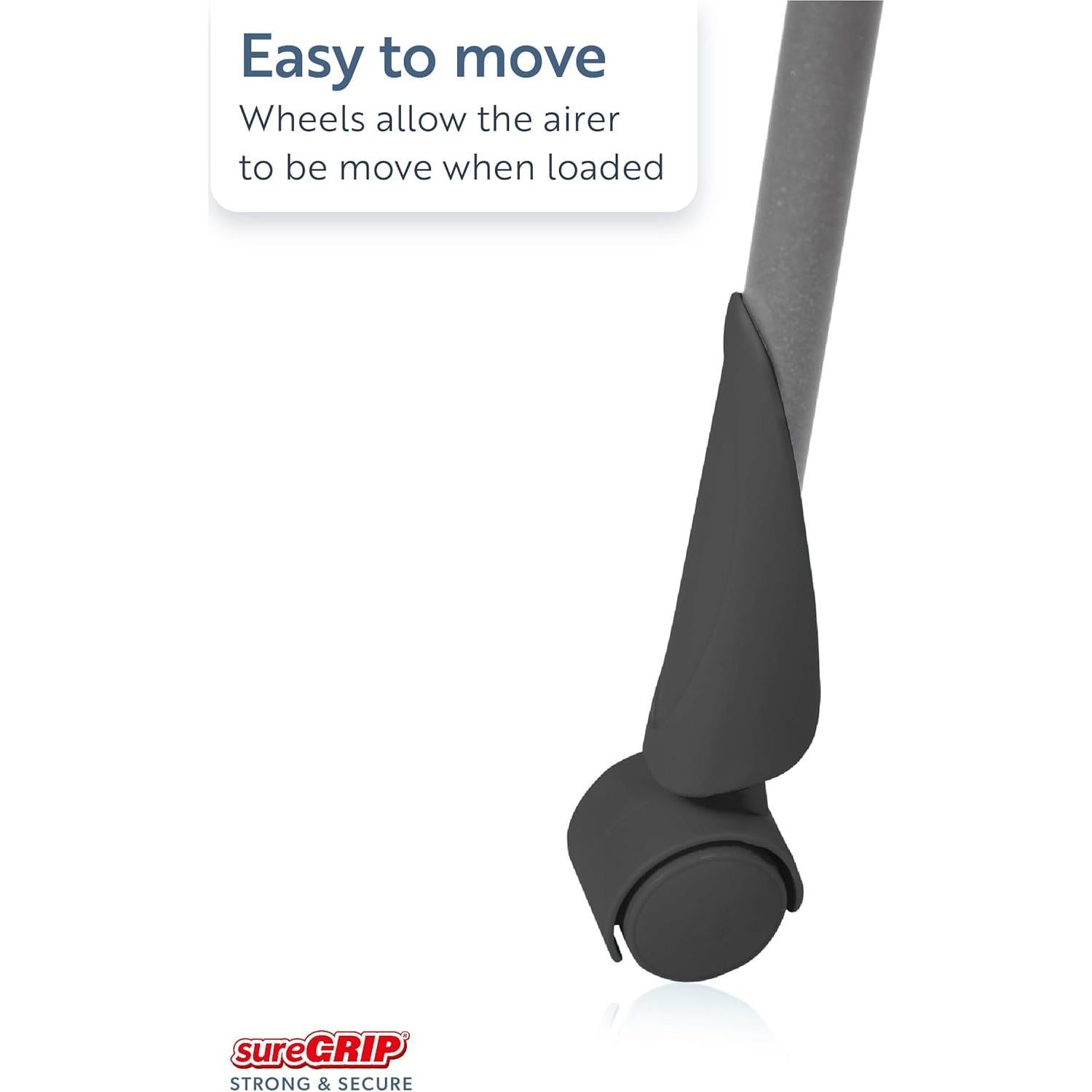 Estante para Secar Ropa Minky Homecare 25 m Plegable Gris