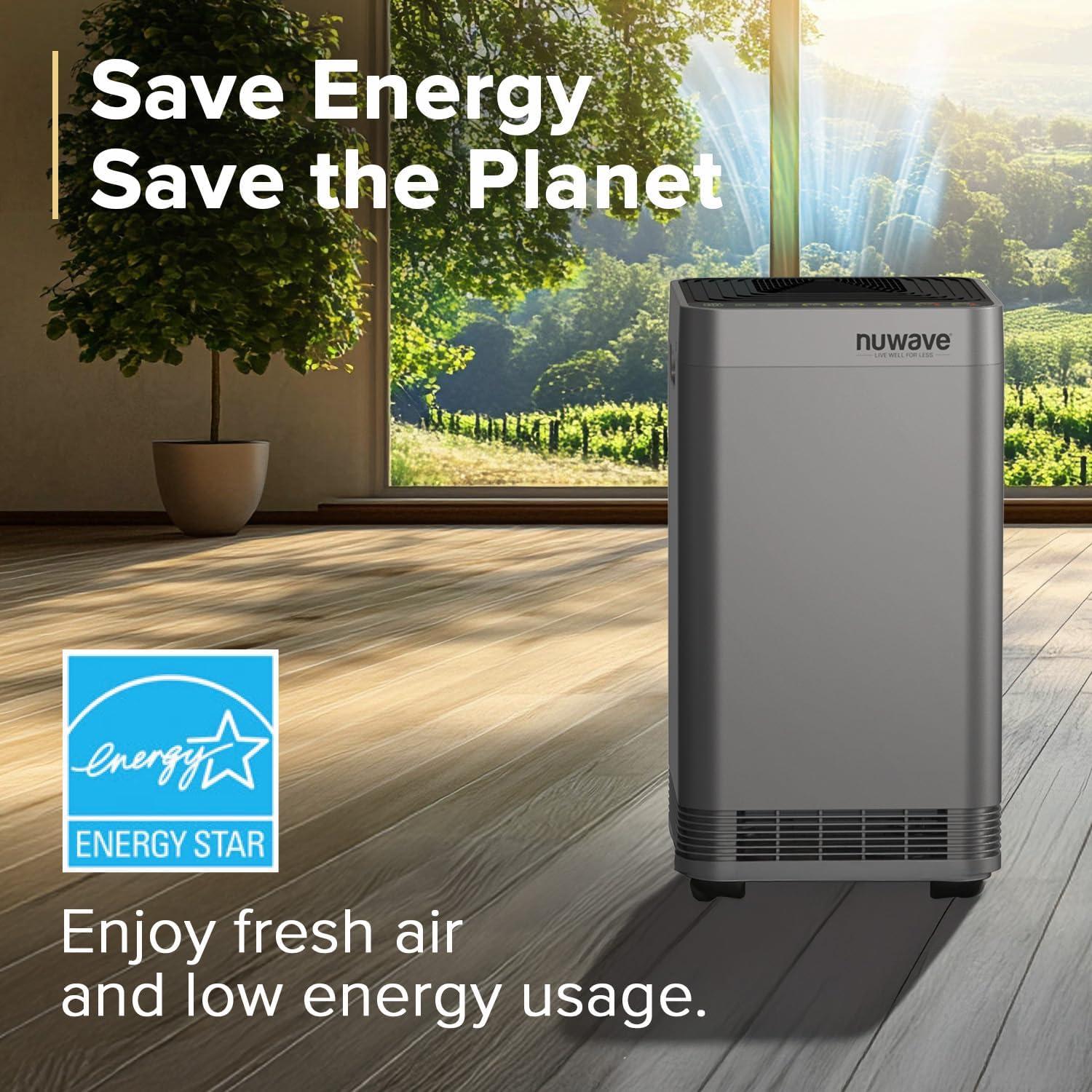 Purificador de Aire Nuwave Forever Plus 298 m² Filtro Lavable