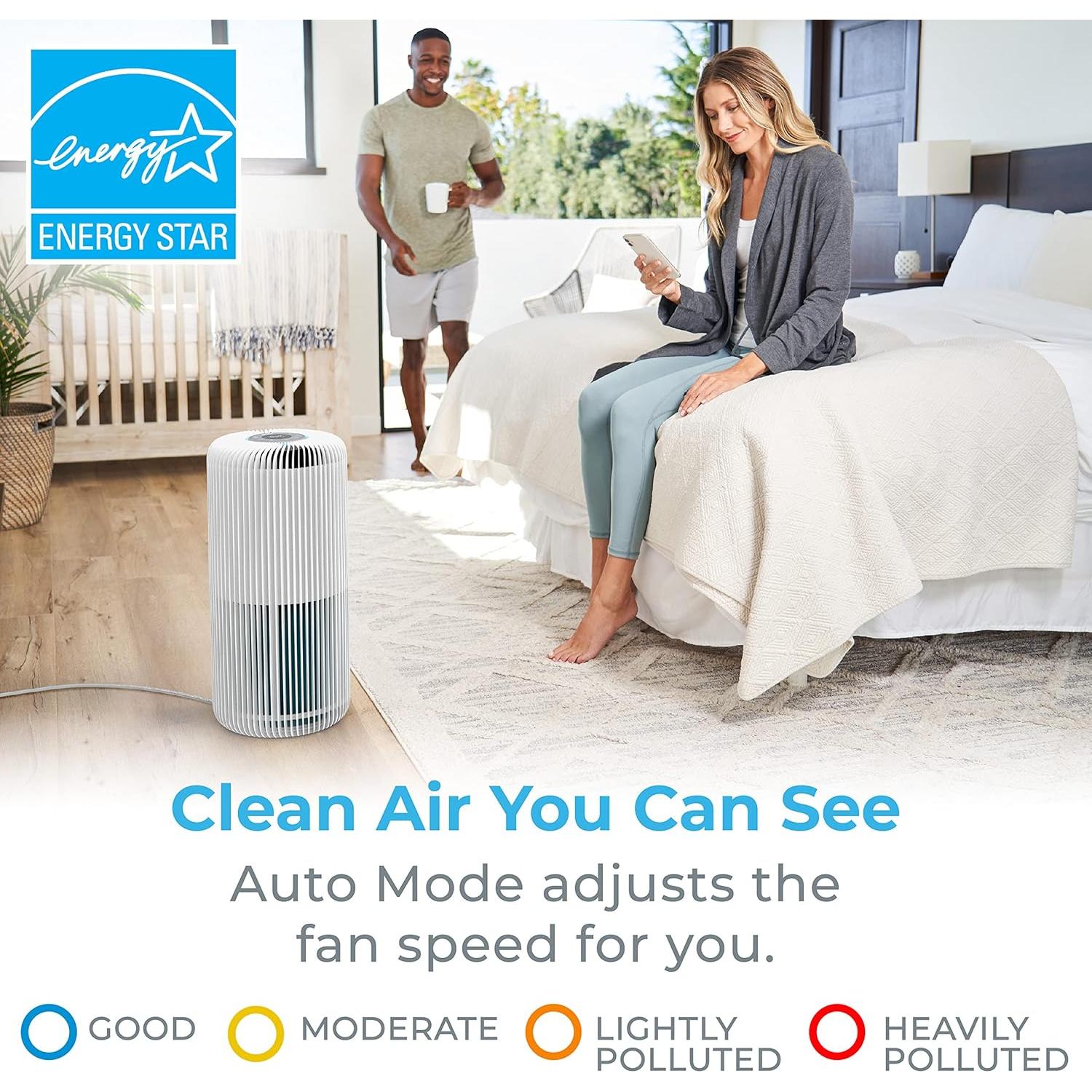 Purificador de Aire Inteligente Pure Enrichment PEAIRCYL 5 Etapas