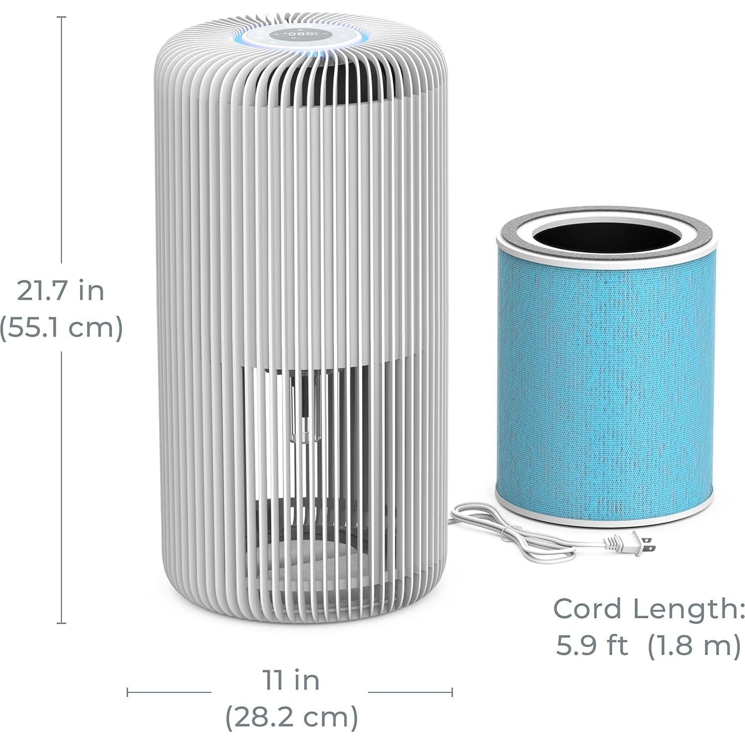 Purificador de Aire Inteligente Pure Enrichment PEAIRCYL 5 Etapas