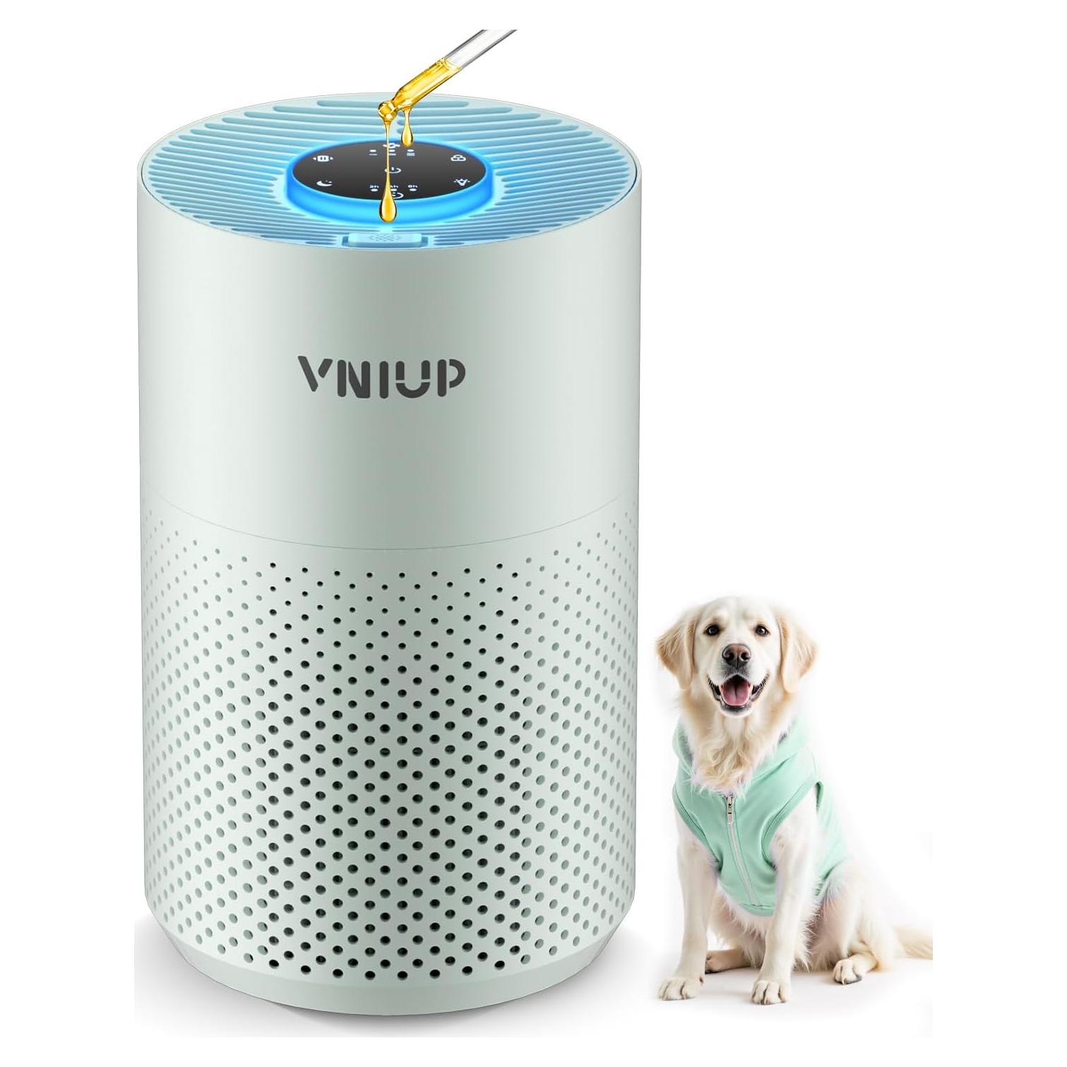 Purificador de Aire VNIUP ZQA-4000C HEPA 125 m² Verde