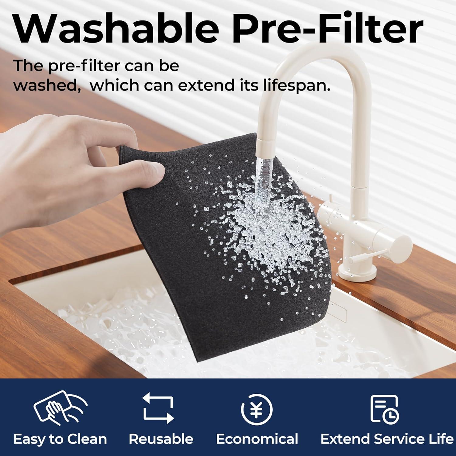 Purificador de Aire EVALIT para Habitaciones Grandes 204.39 m²