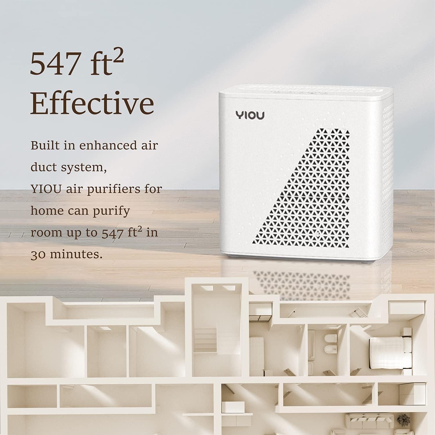 Purificador de Aire YIOU R1 para Habitaciones hasta 51 m²
