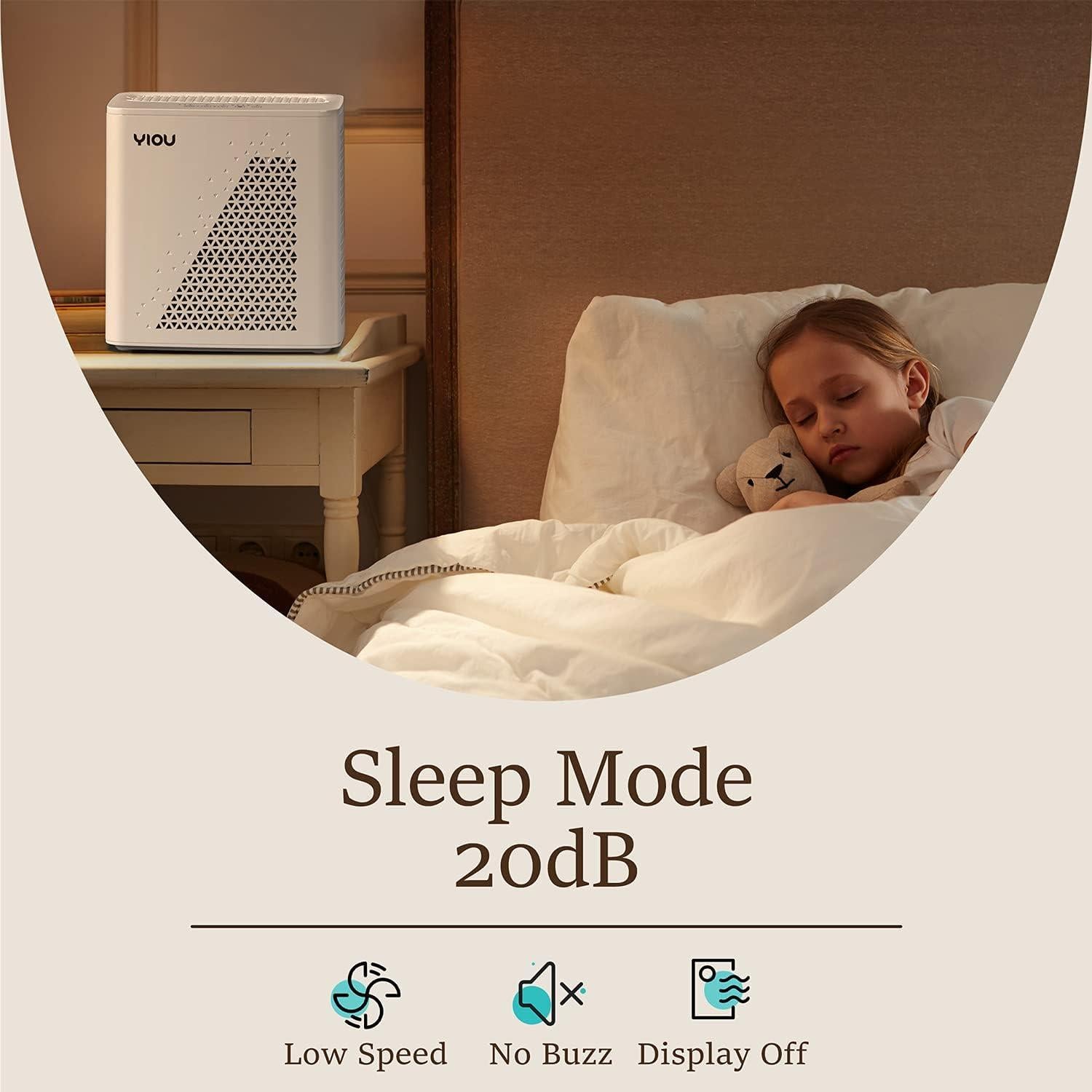 Purificador de Aire YIOU R1 para Habitaciones hasta 51 m²