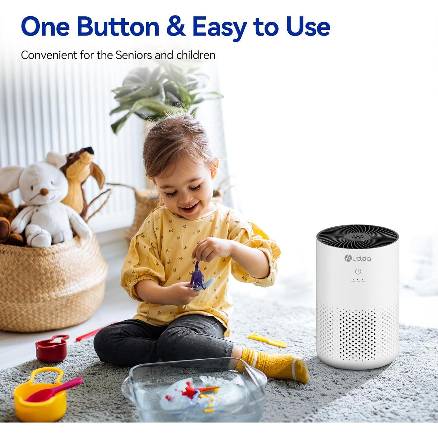 Purificador de Aire Aucleia KQ-31 para Dormitorio 54.6 m² 20dB