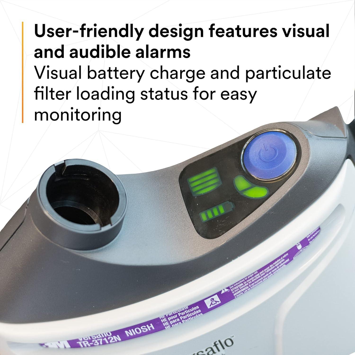 Respirador PAPR 3M TR-300N+ HIK con Casco y Filtro