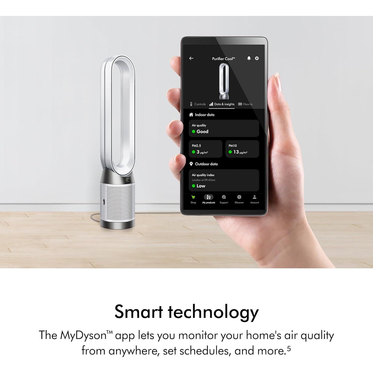 Purificador de Aire Dyson Cool PC1 HEPA 99.97% 4.75kg