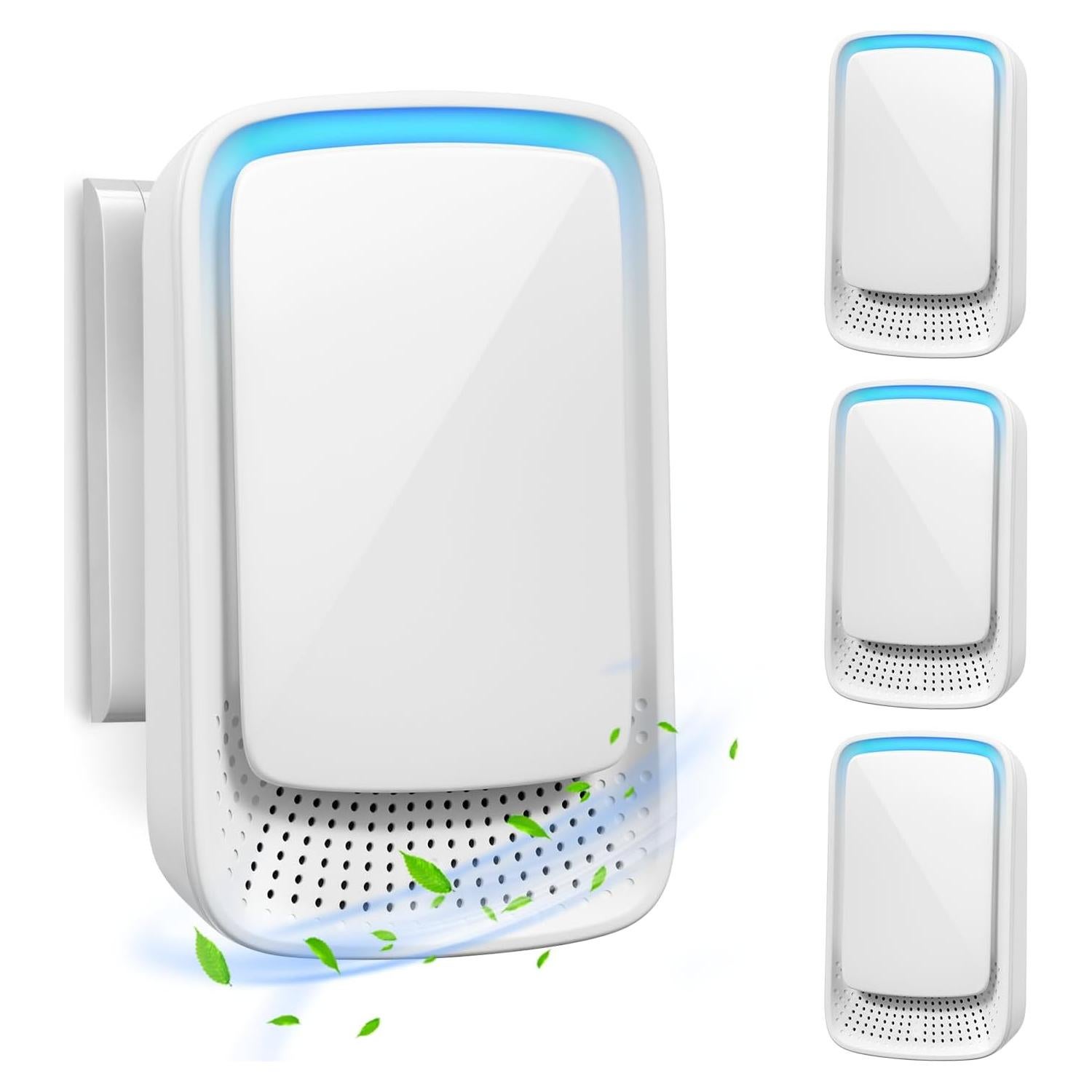 Ionizadores de Aire Enchufables 4 Unidades A0727US Blanco