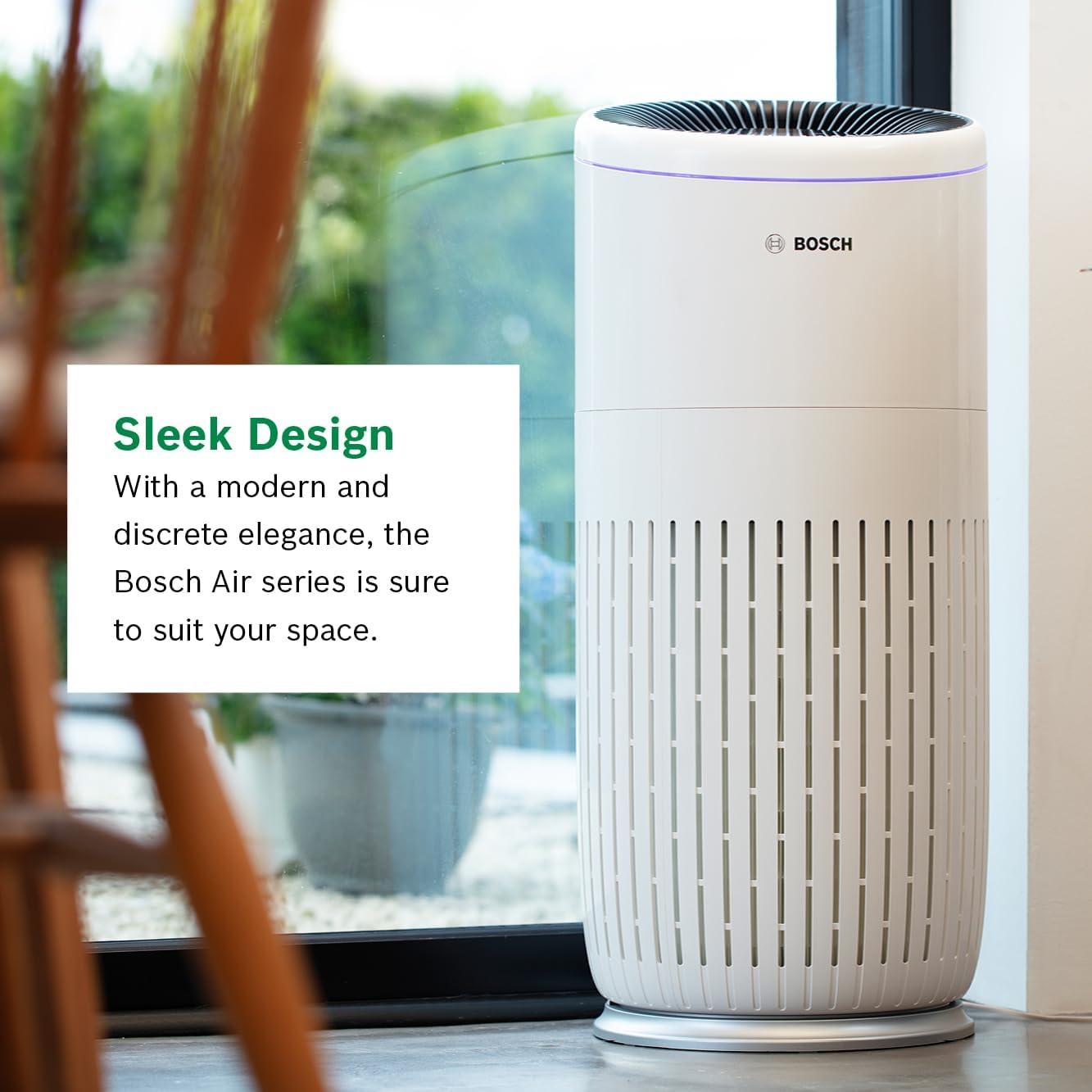 Purificador de Aire Bosch Aire 2000, 75 m², Filtro HEPA 3-en-1