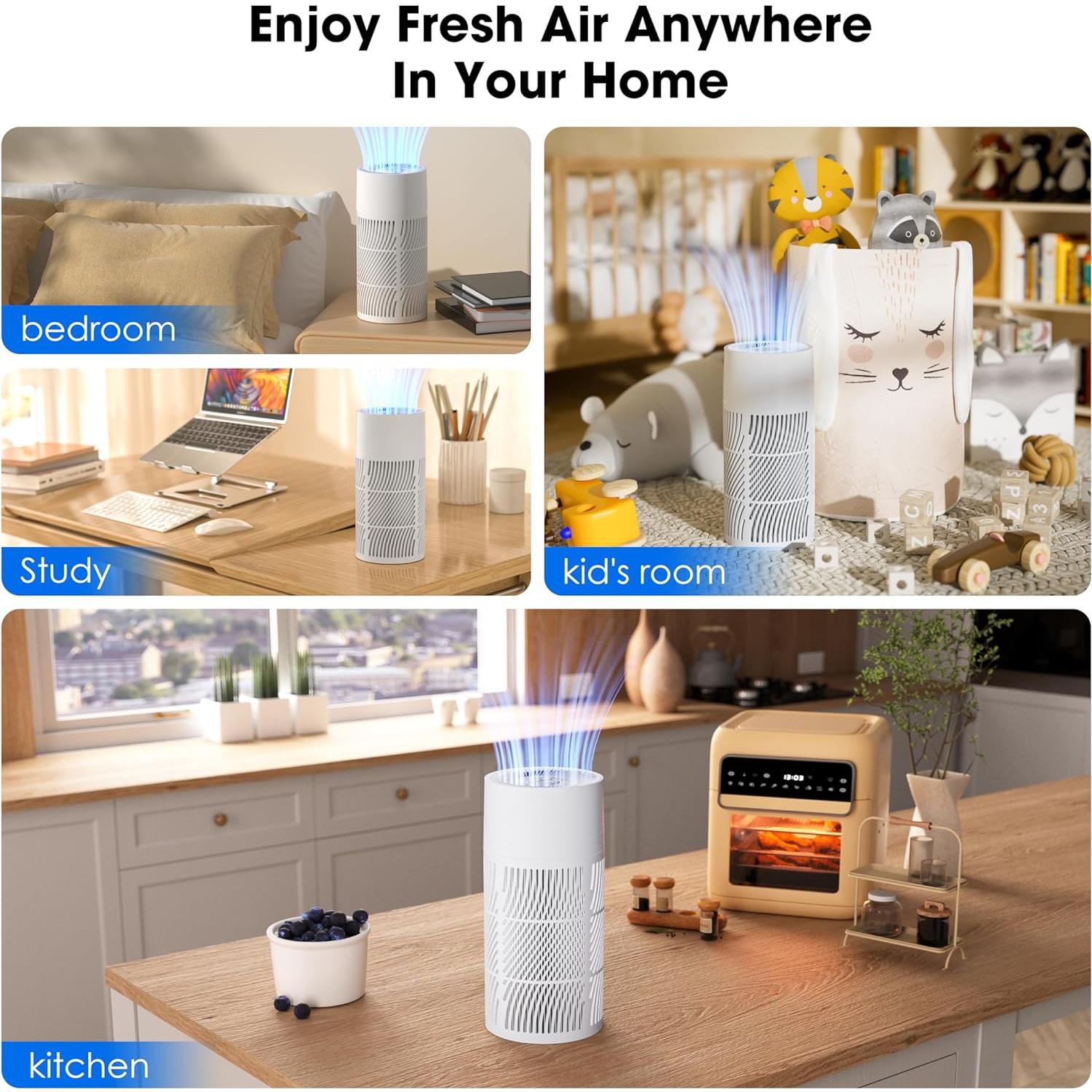 Purificador de Aire Nuwave OxyPure HEPA 2025 para 79.7 m²