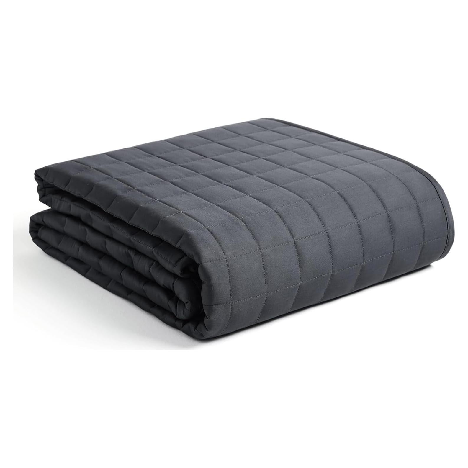 Manta con peso YnM 6.8 kg 48x72 cm Gris oscuro Transpirable