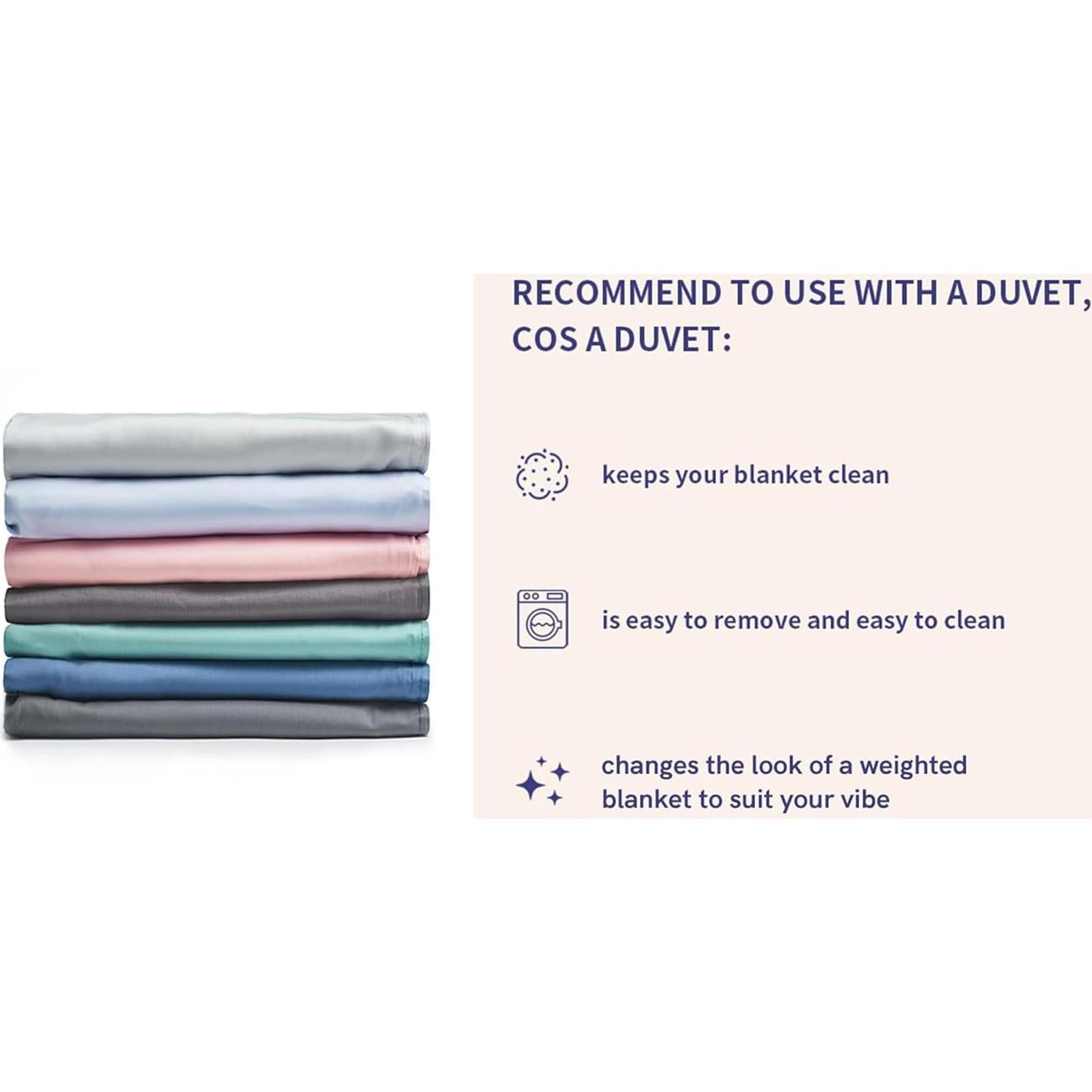 Manta con peso YnM 6.8 kg 48x72 cm Gris oscuro Transpirable